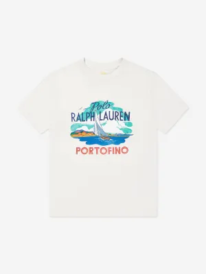 Jungen Portofino T-Shirt in Weiß