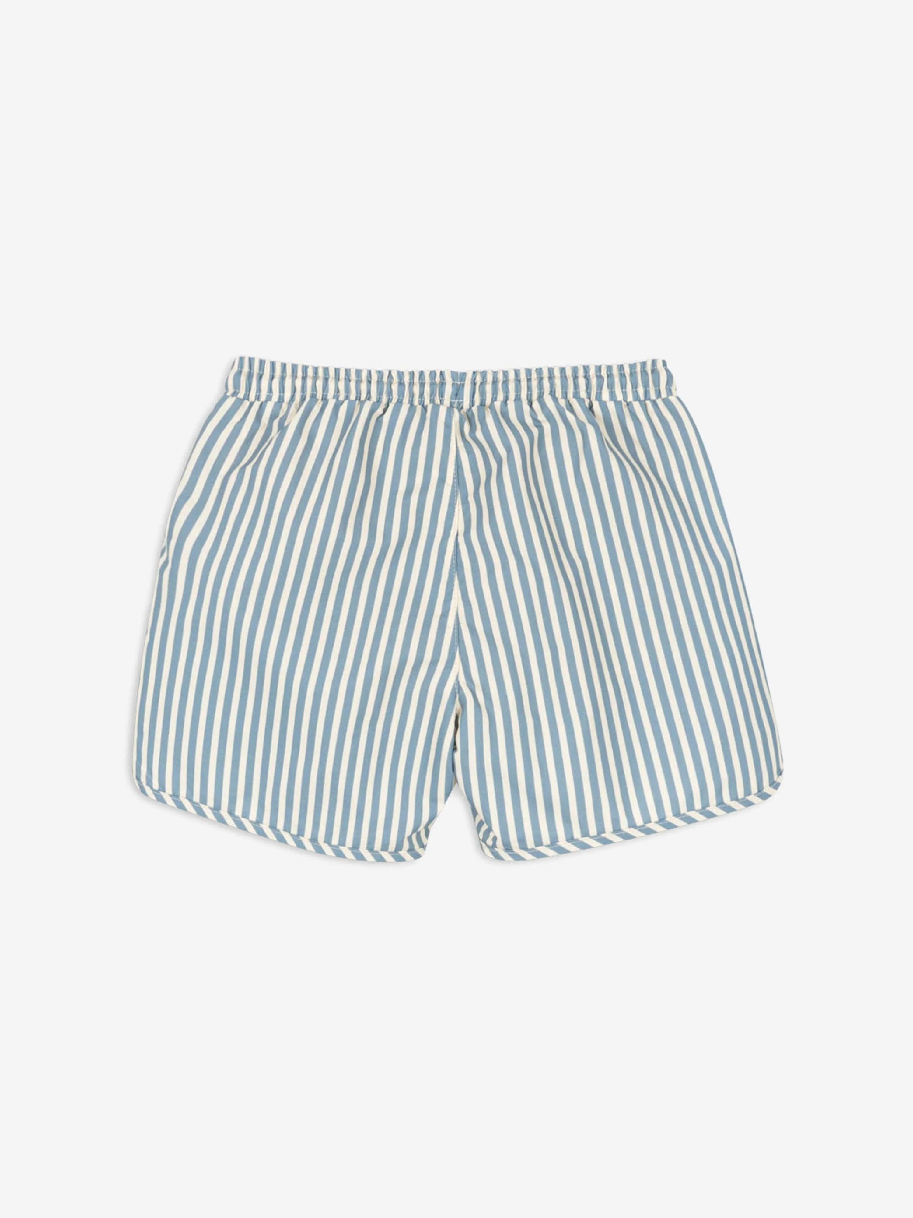 Jungen Sailor Streifen Asnou Badeshorts in Blau