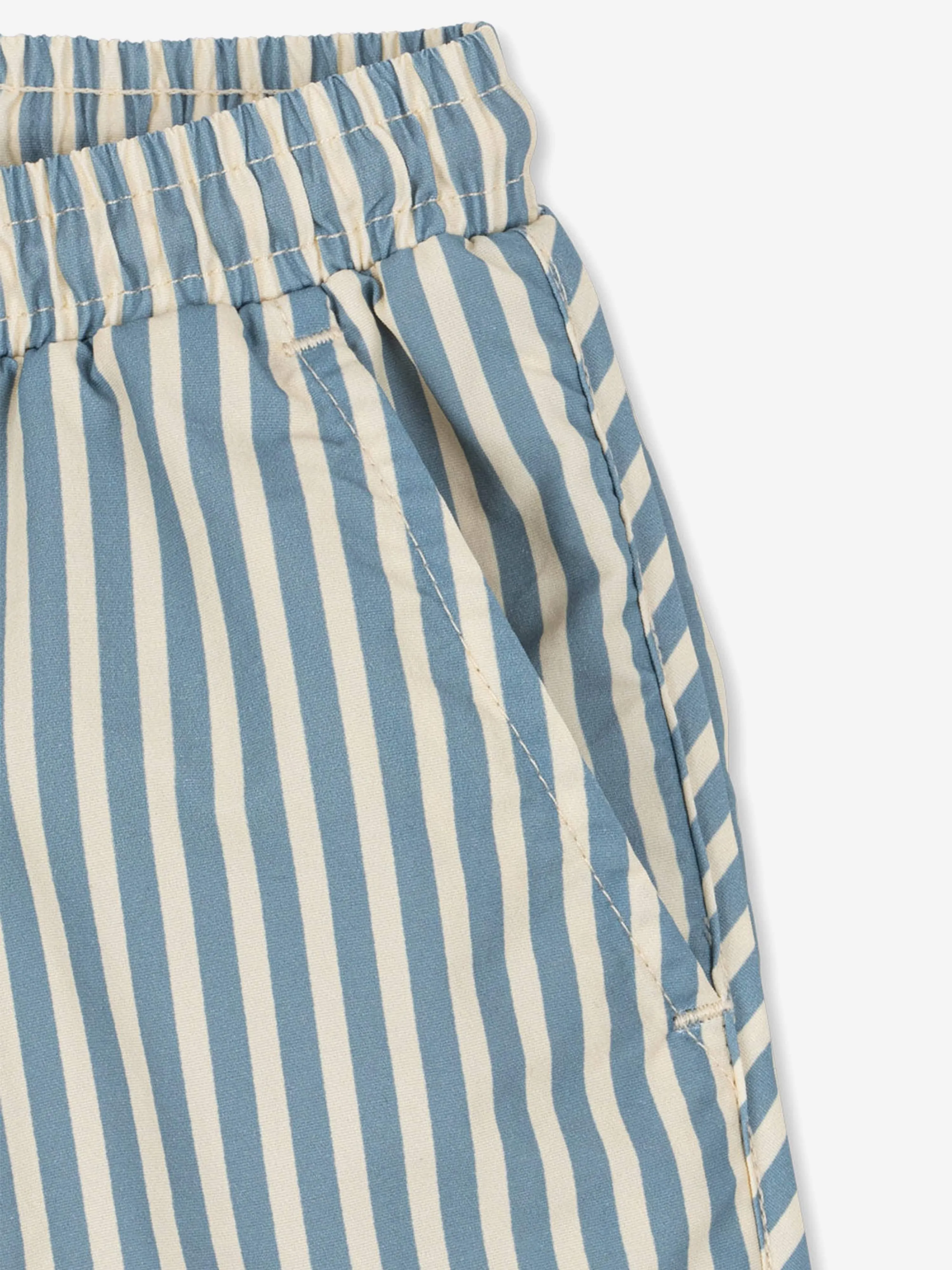 Jungen Sailor Streifen Asnou Badeshorts in Blau