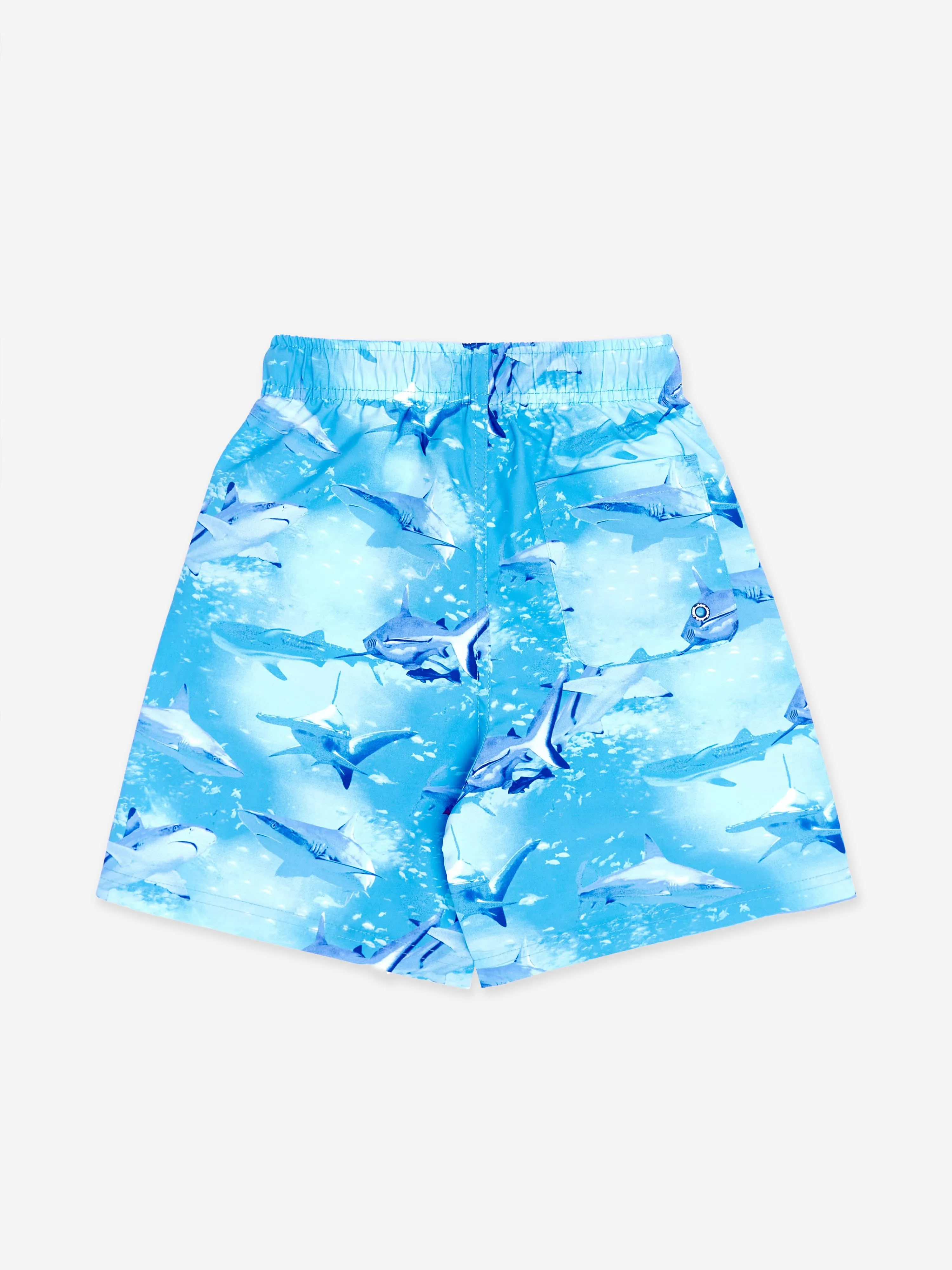 Jungen Shark Strandshorts in Blau (UPF50 )