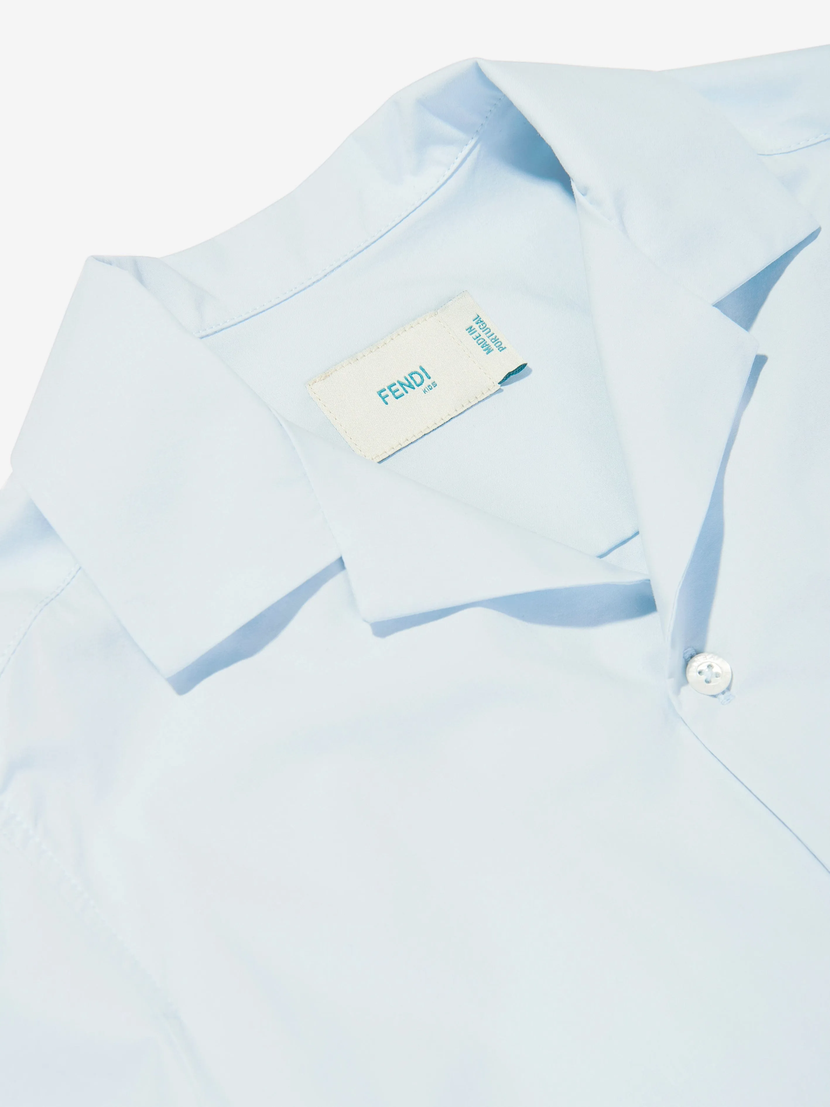 Jungen Kurzarm Logo Shirt in Blau
