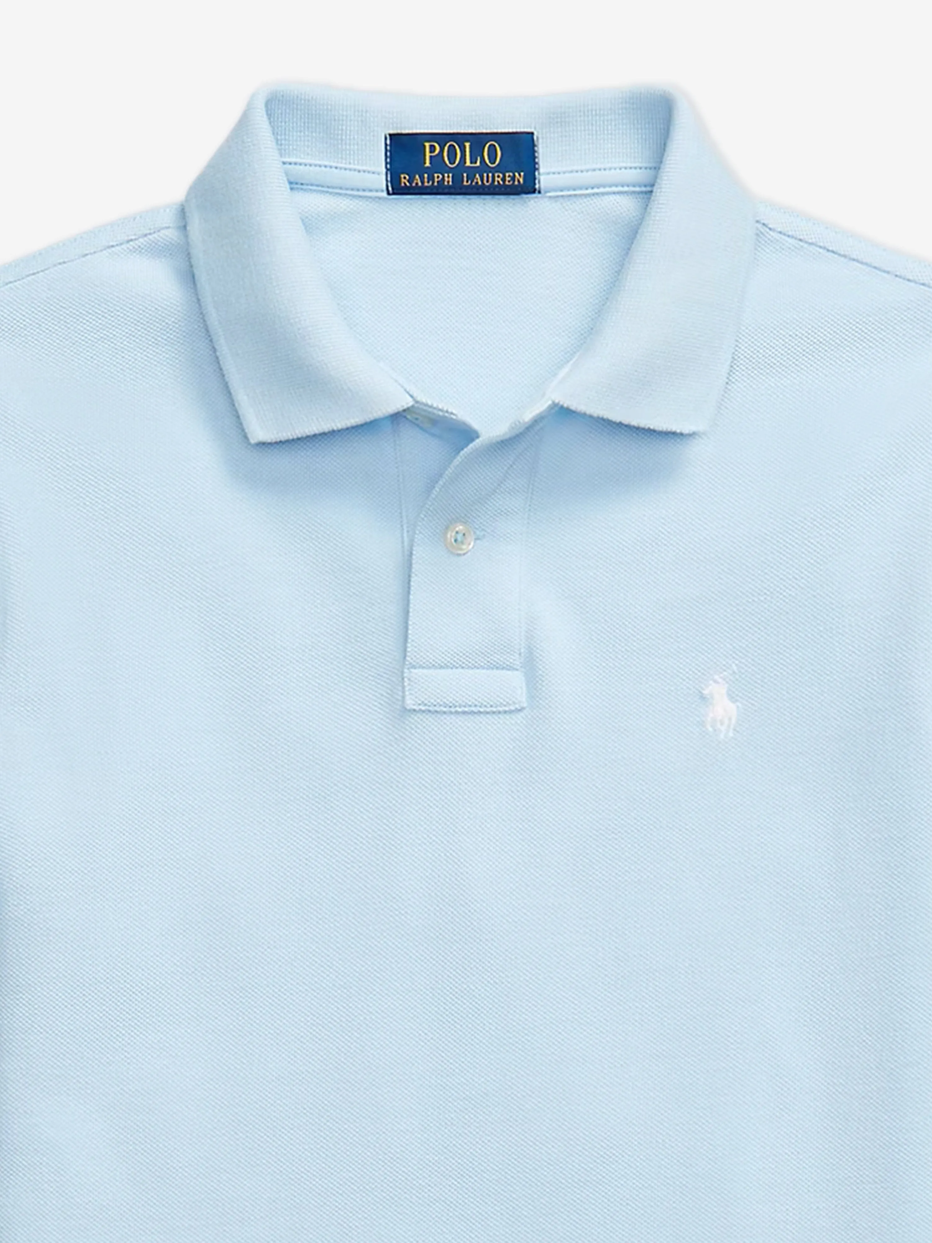 Jungen Slim Fit Polohemd in Blau