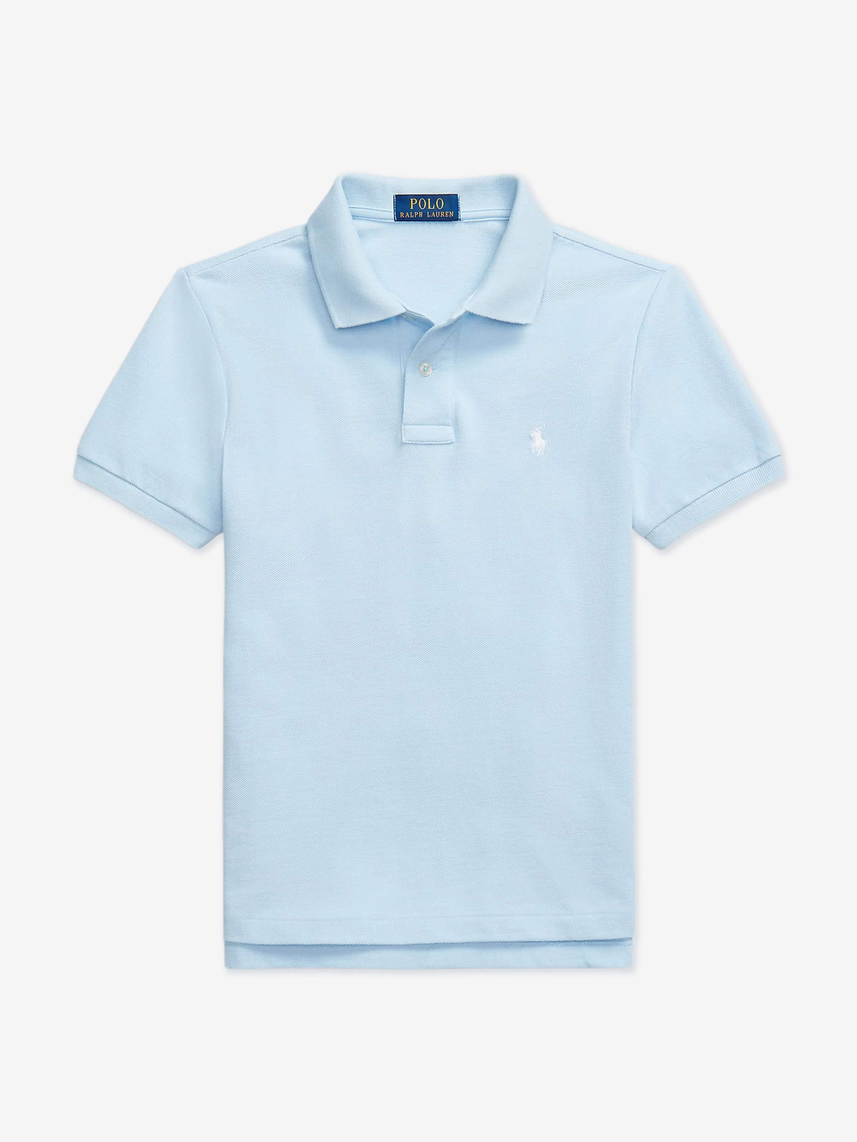 Jungen Slim Fit Polohemd in Blau