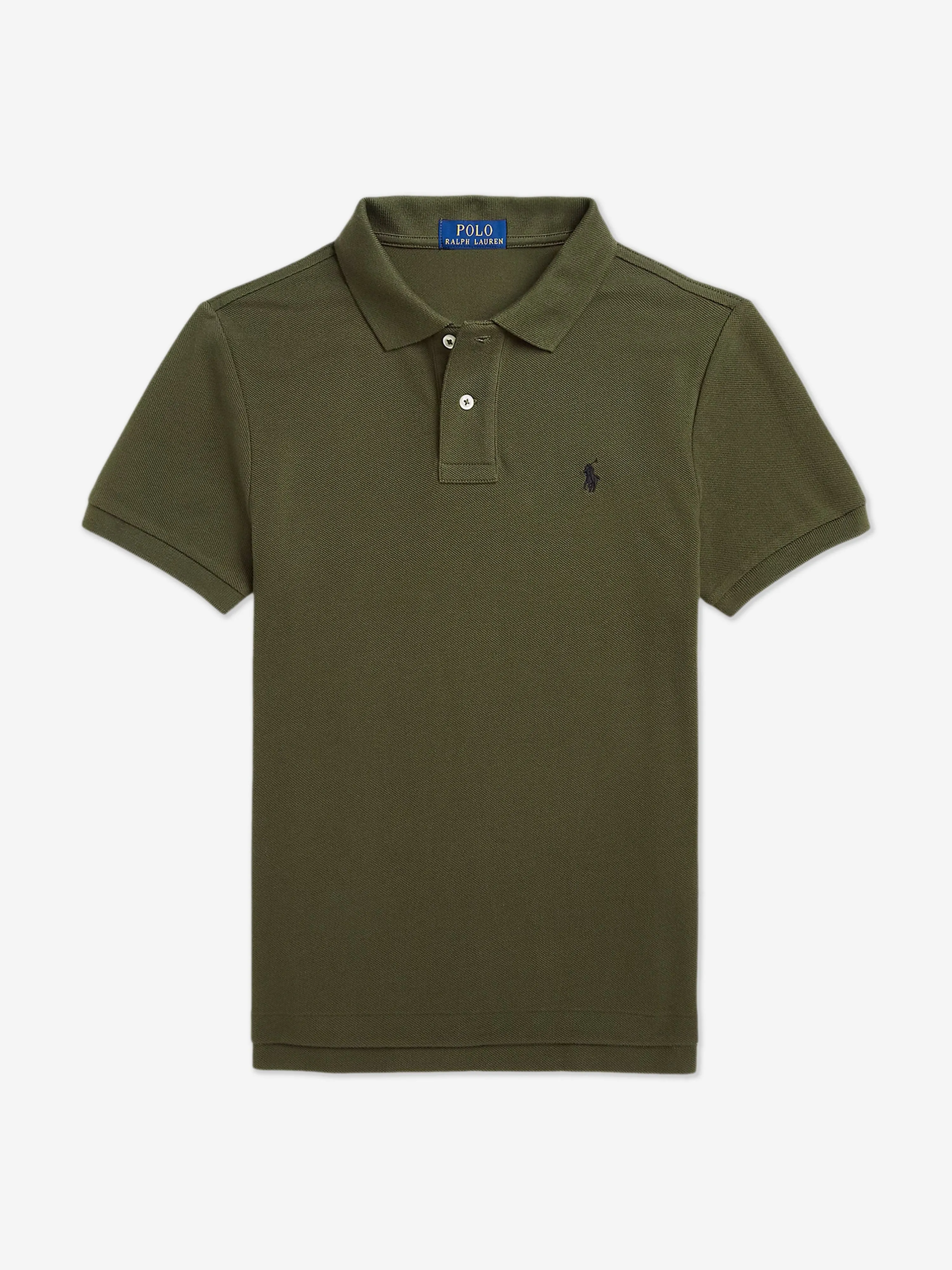 Jungen Slim Fit Polo-Shirt in Grün