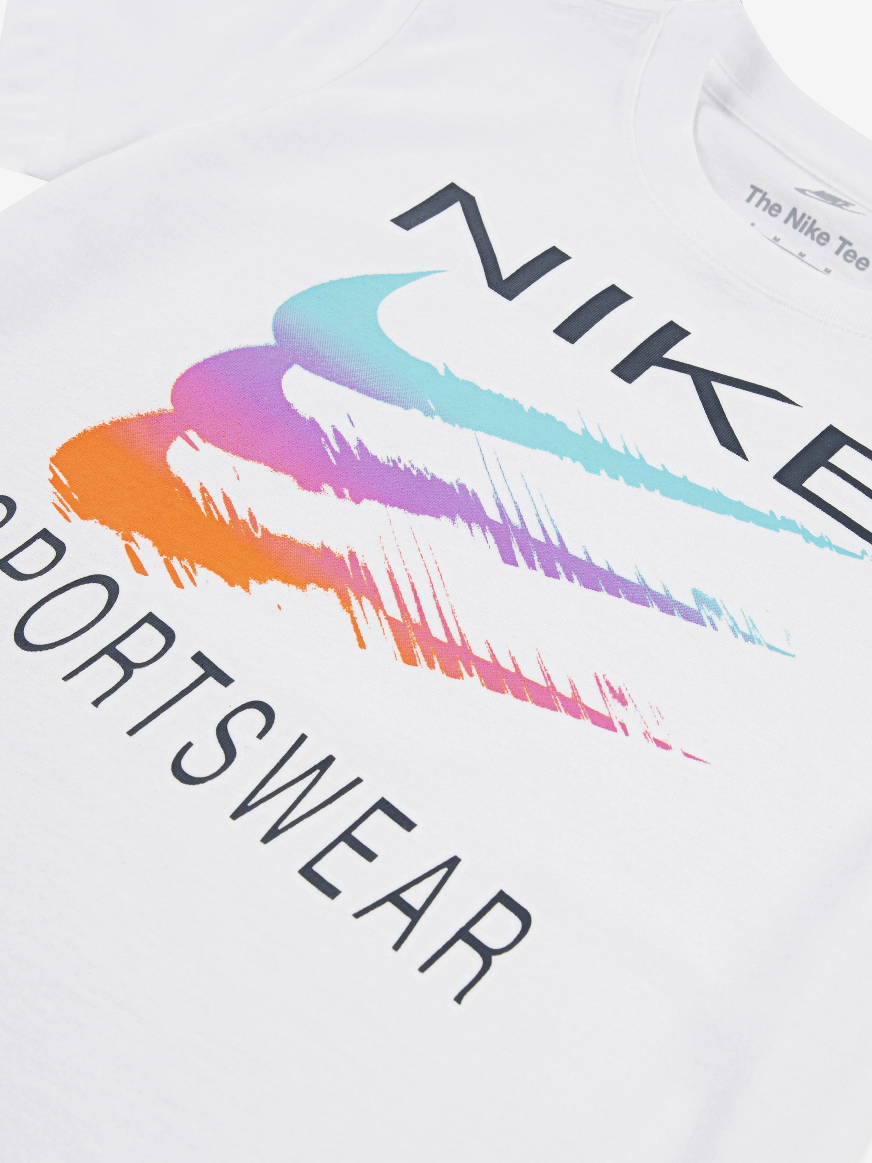 Jungen Sportbekleidung Swoosh T-Shirt in Weiß
