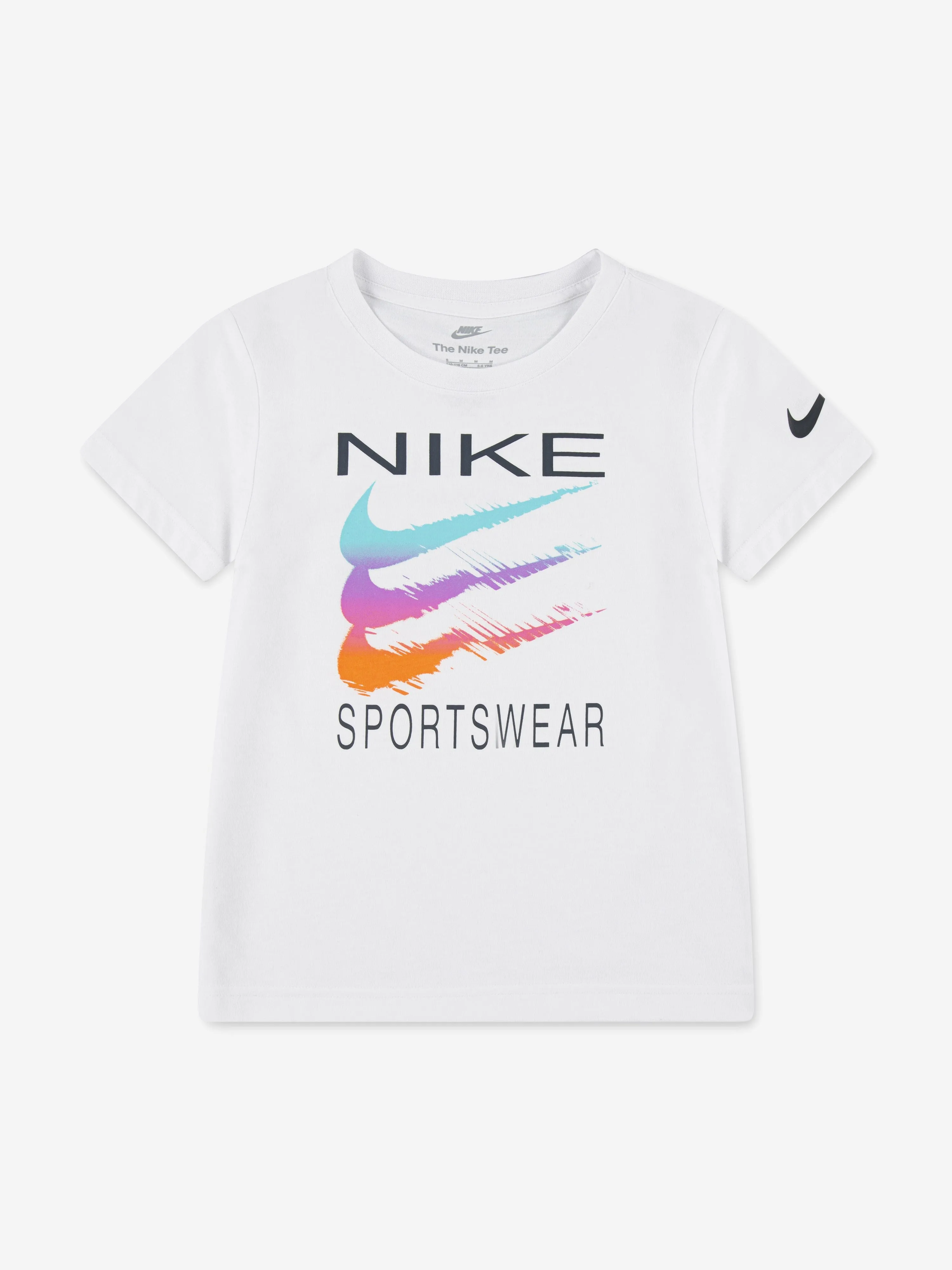 Jungen Sportbekleidung Swoosh T-Shirt in Weiß