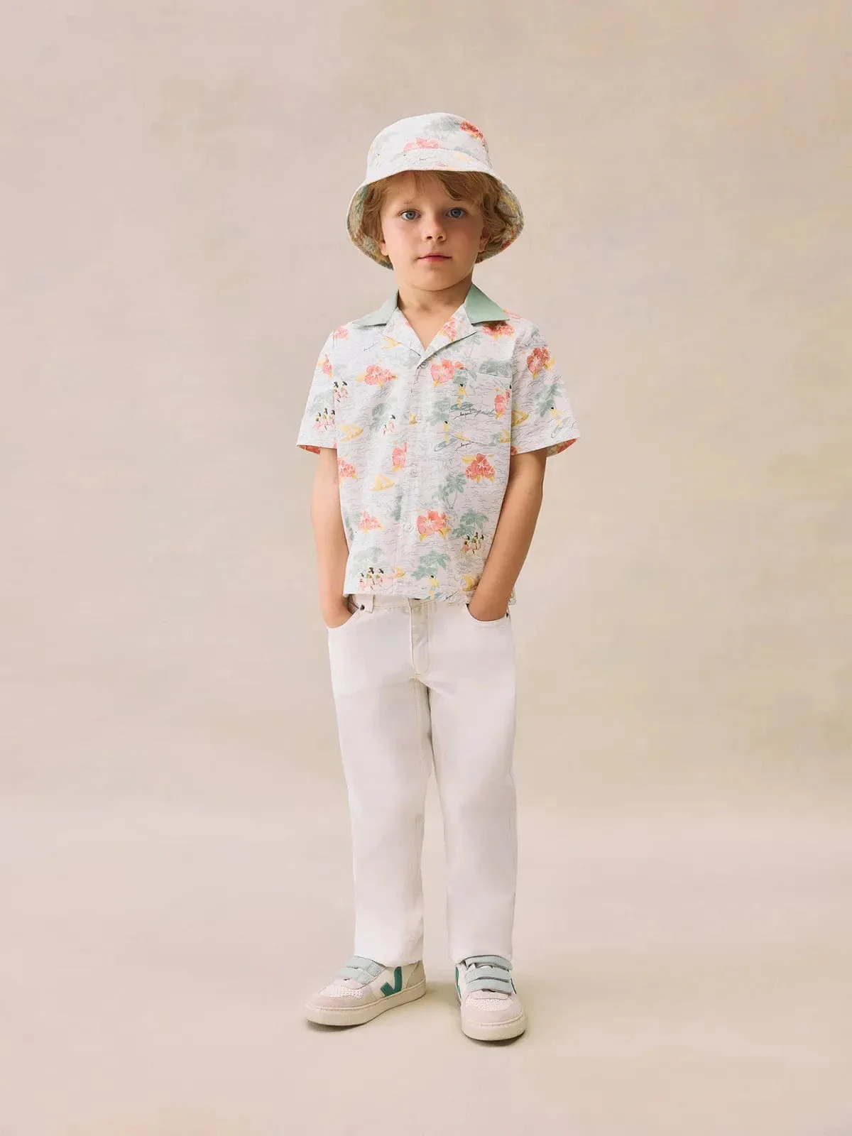 Jungen Steve Hemd in Blau
