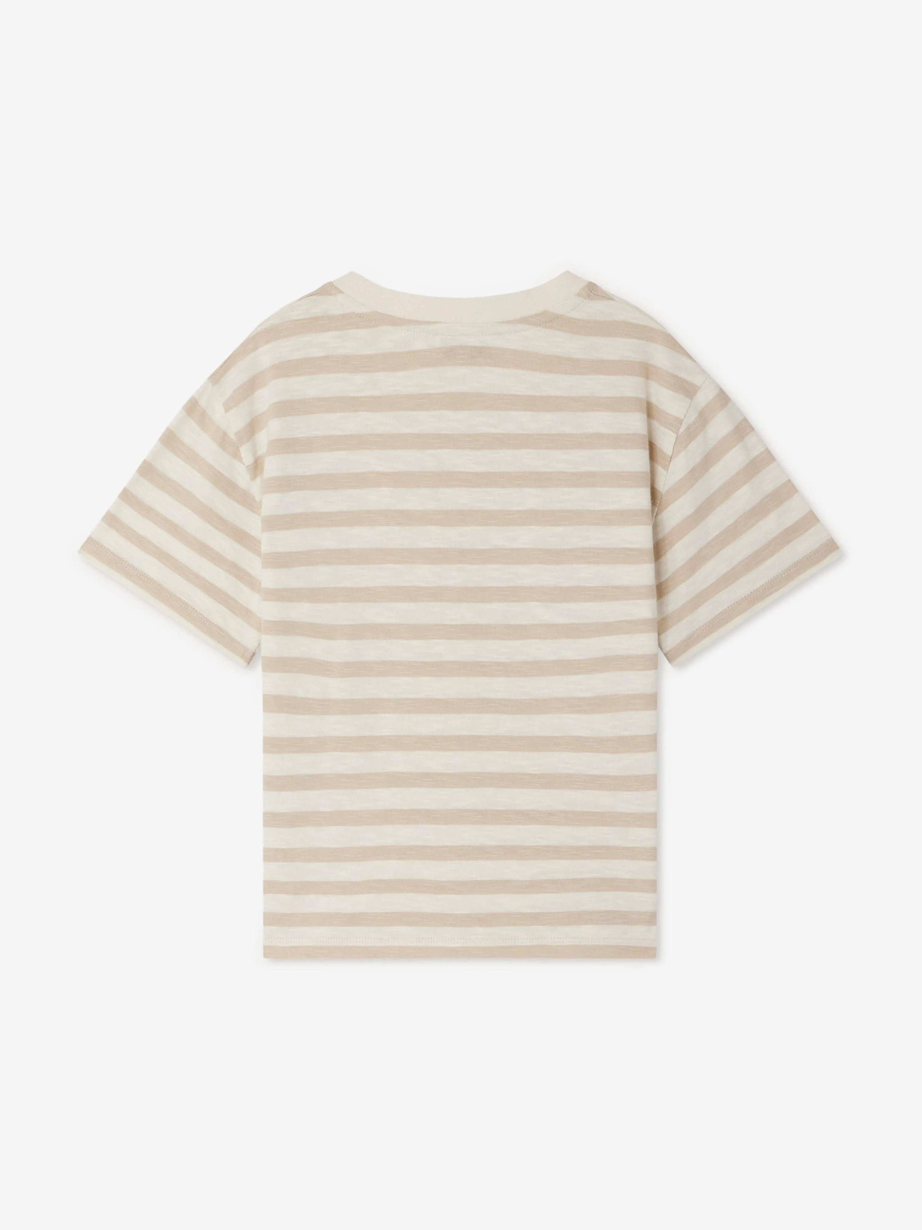 Jungen Eidan T-Shirt mit Streifen in Beige