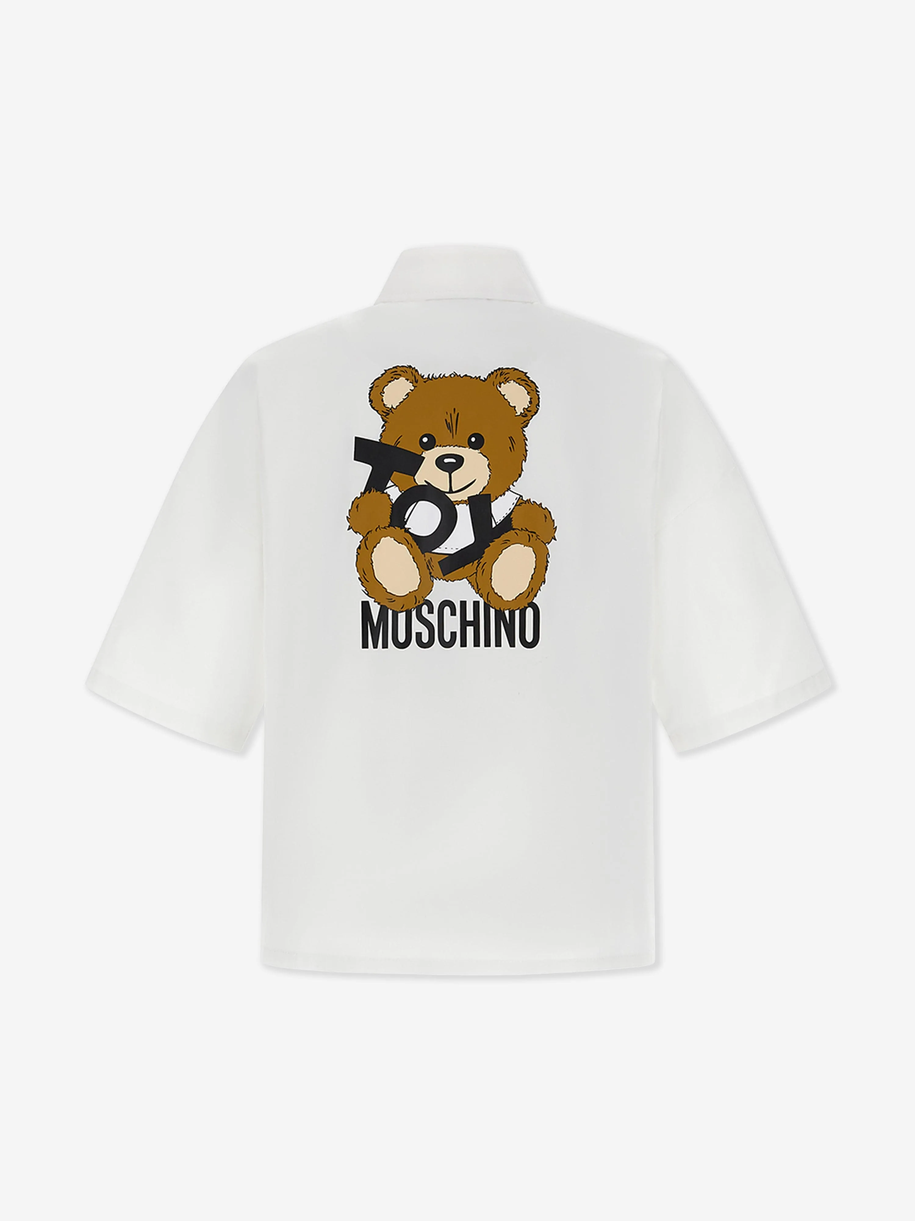 Jungen Teddybär Logo T-Shirt in Weiß