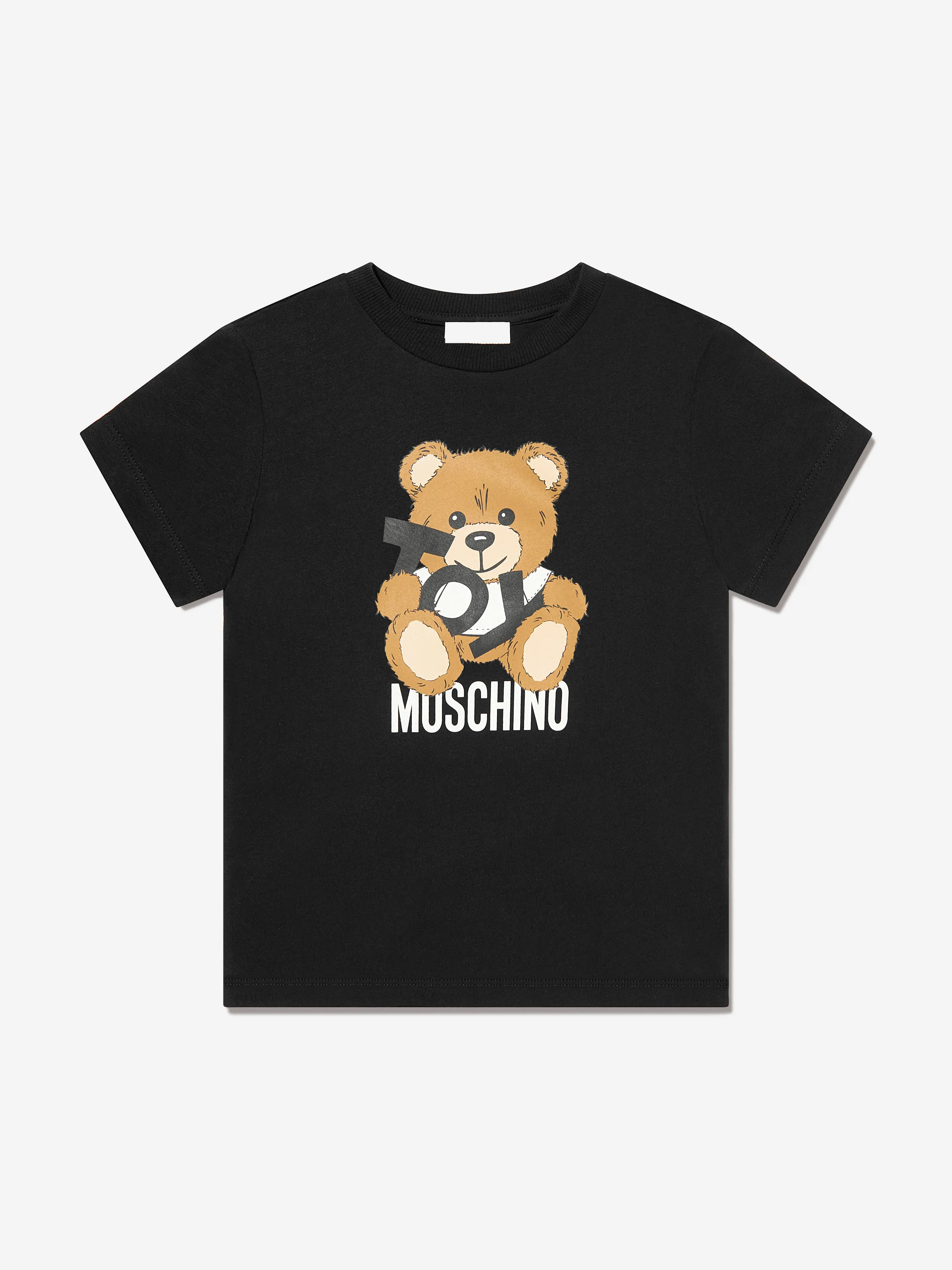Jungen Teddybär Kurzarm-Set in Schwarz