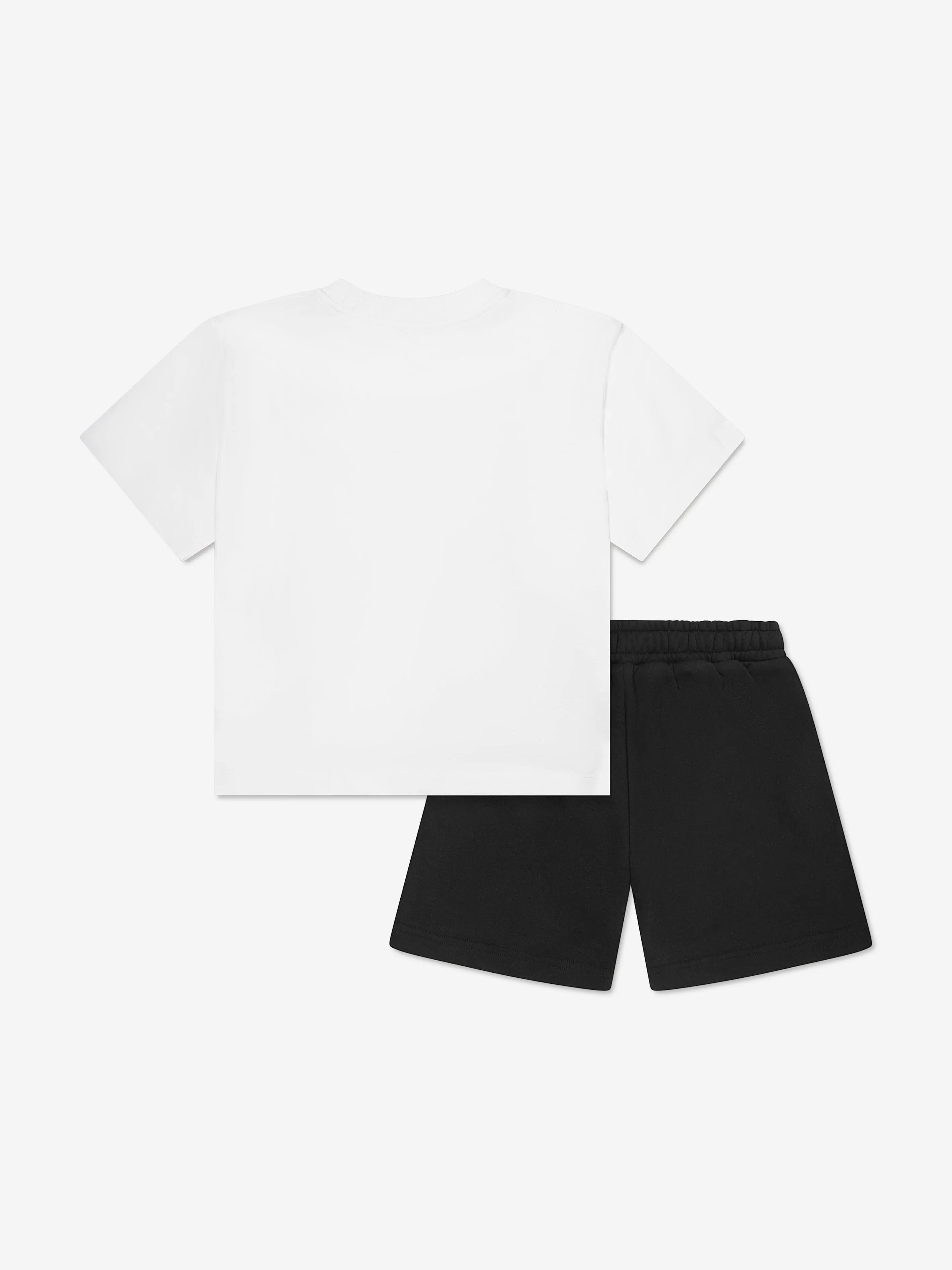 Jungen Teddybär Kurzarm-Set in Weiß