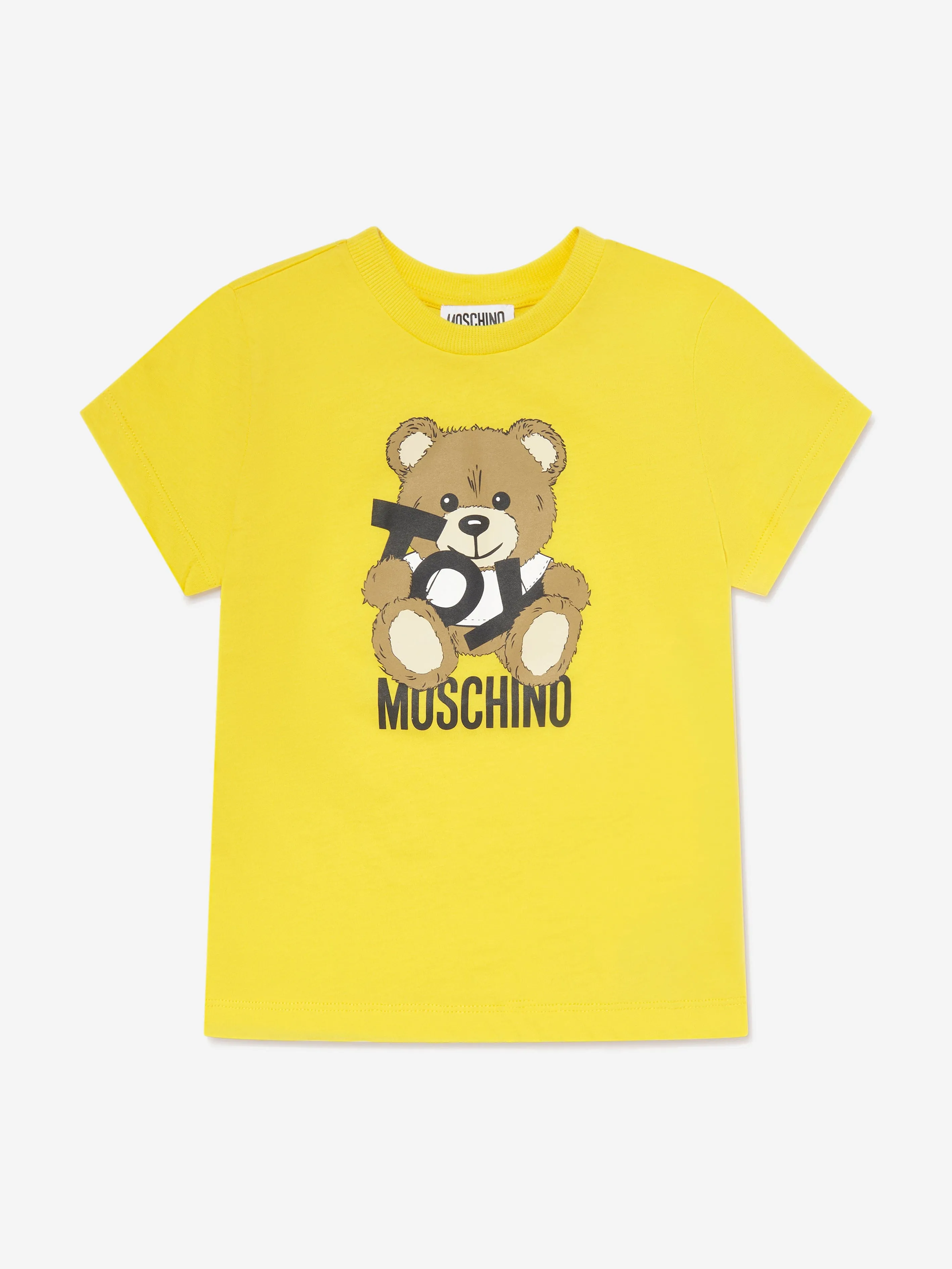 Jungen Teddybär Kurzarm-Set in Gelb