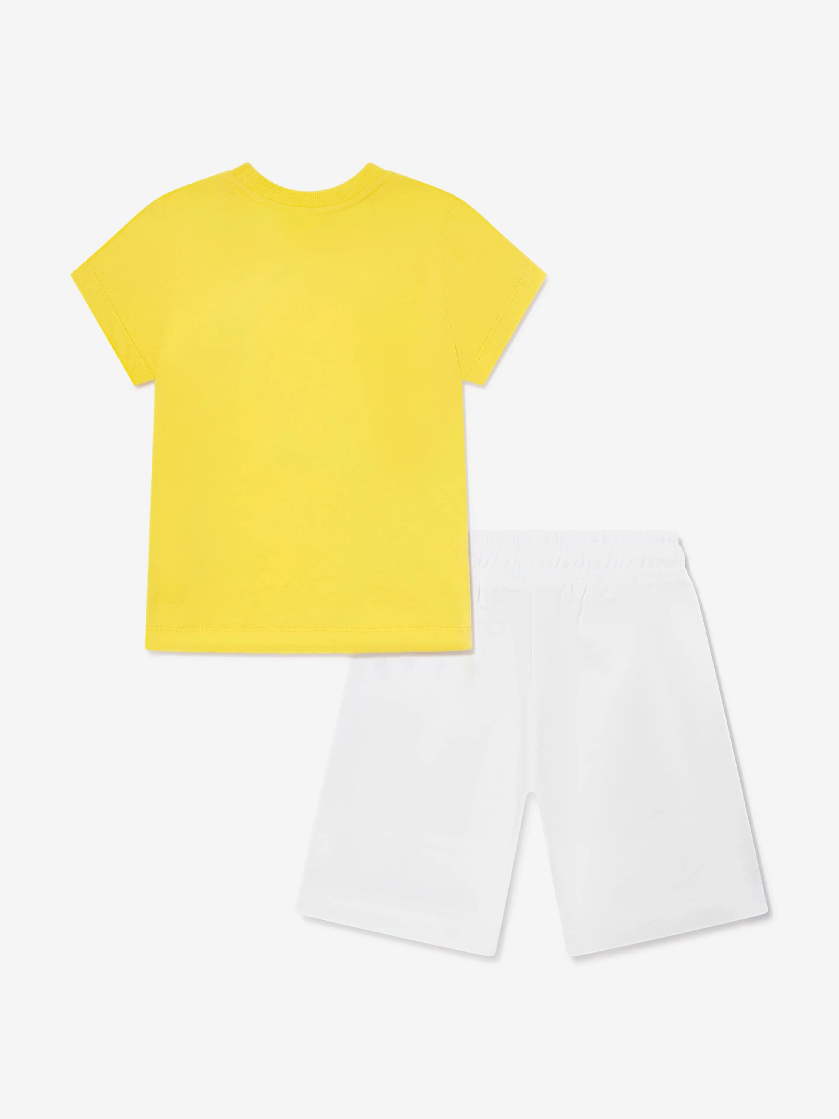 Jungen Teddybär Kurzarm-Set in Gelb