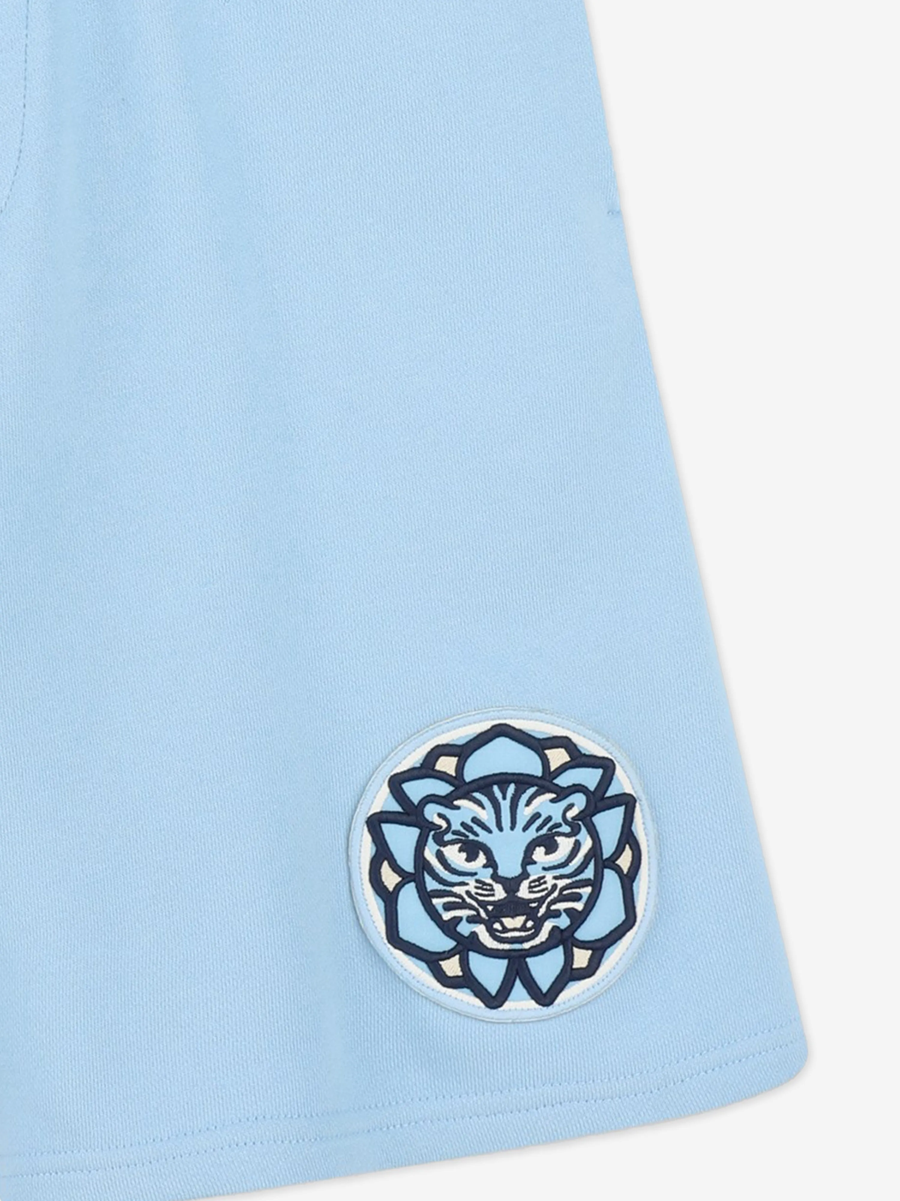Jungen Tiger Bermuda Shorts in Blau