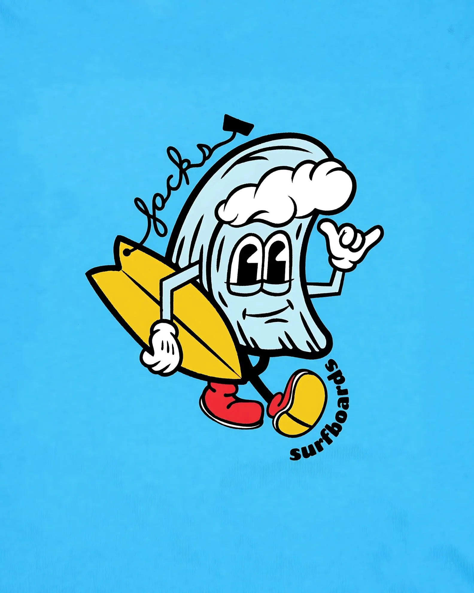 Boys Waveman Kurzarm-Shirt