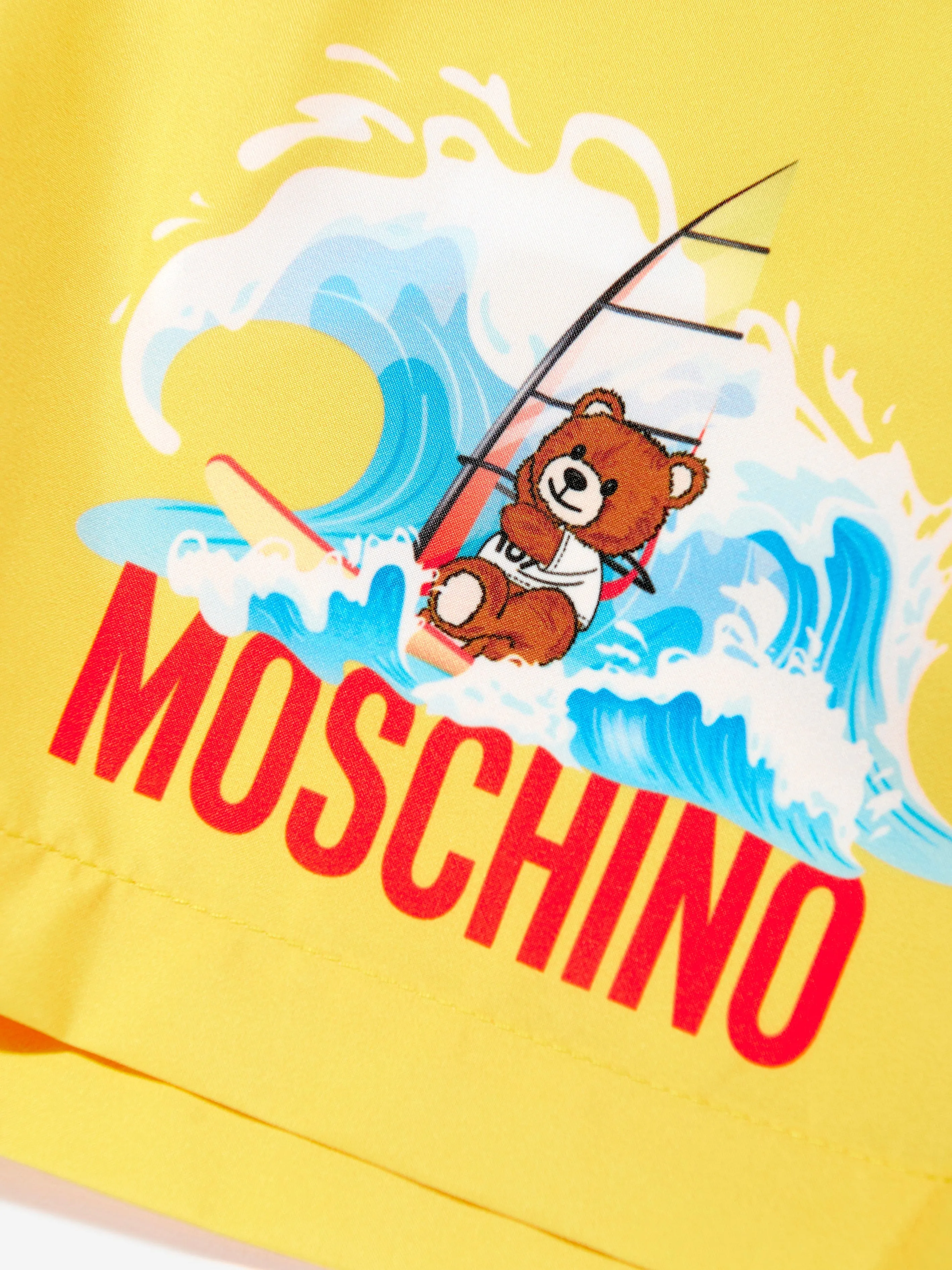 Jungen Windsurfing Teddy Badeshorts in Gelb