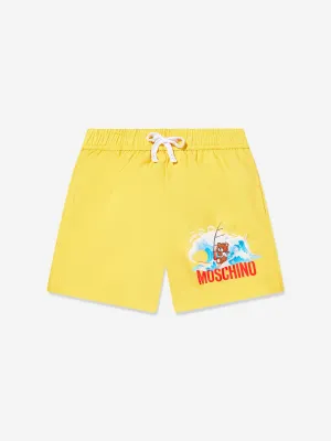 Jungen Windsurfing Teddy Badeshorts in Gelb