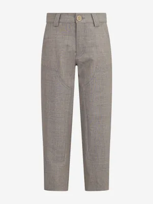 Graue Wollhosen für Jungen
