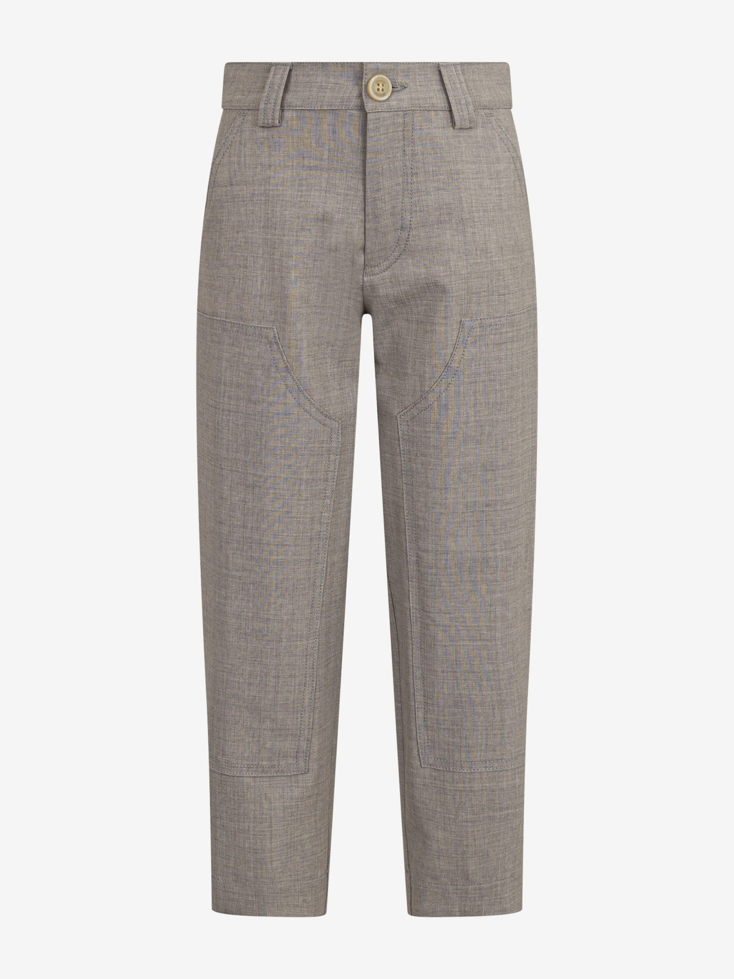 Graue Wollhosen für Jungen