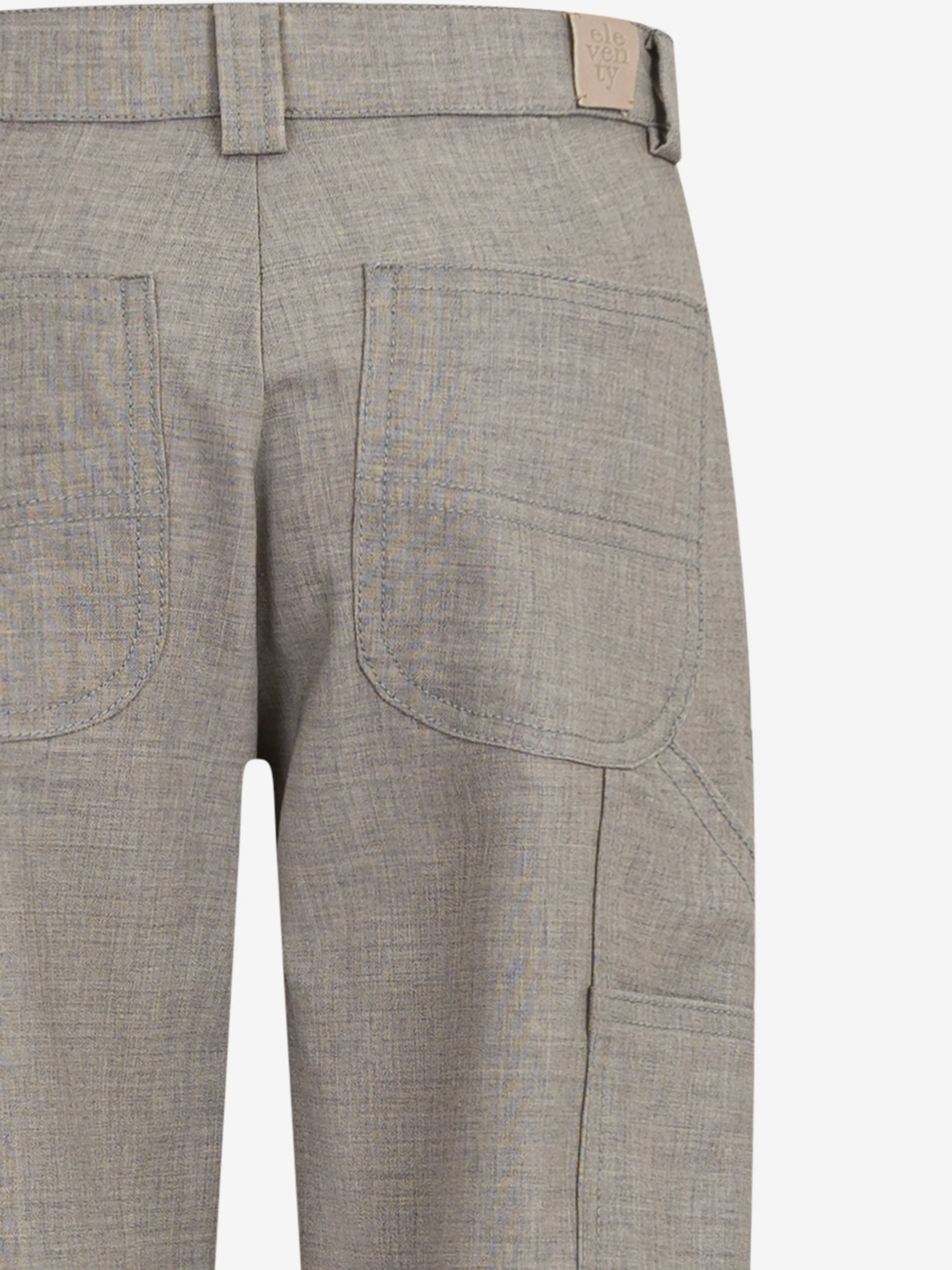 Graue Wollhosen für Jungen