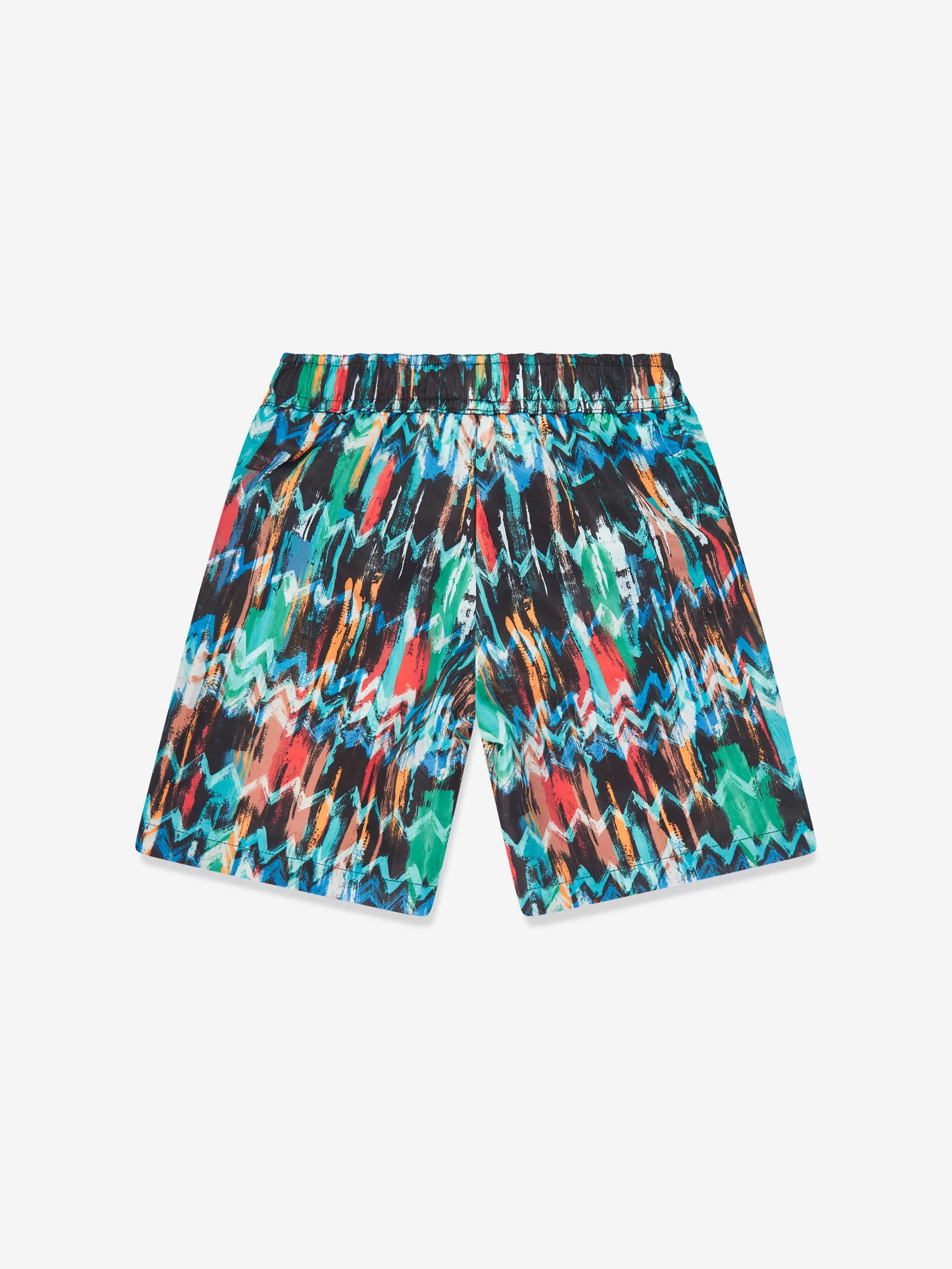 Jungen Zickzack Badeshorts in Mehrfarbig