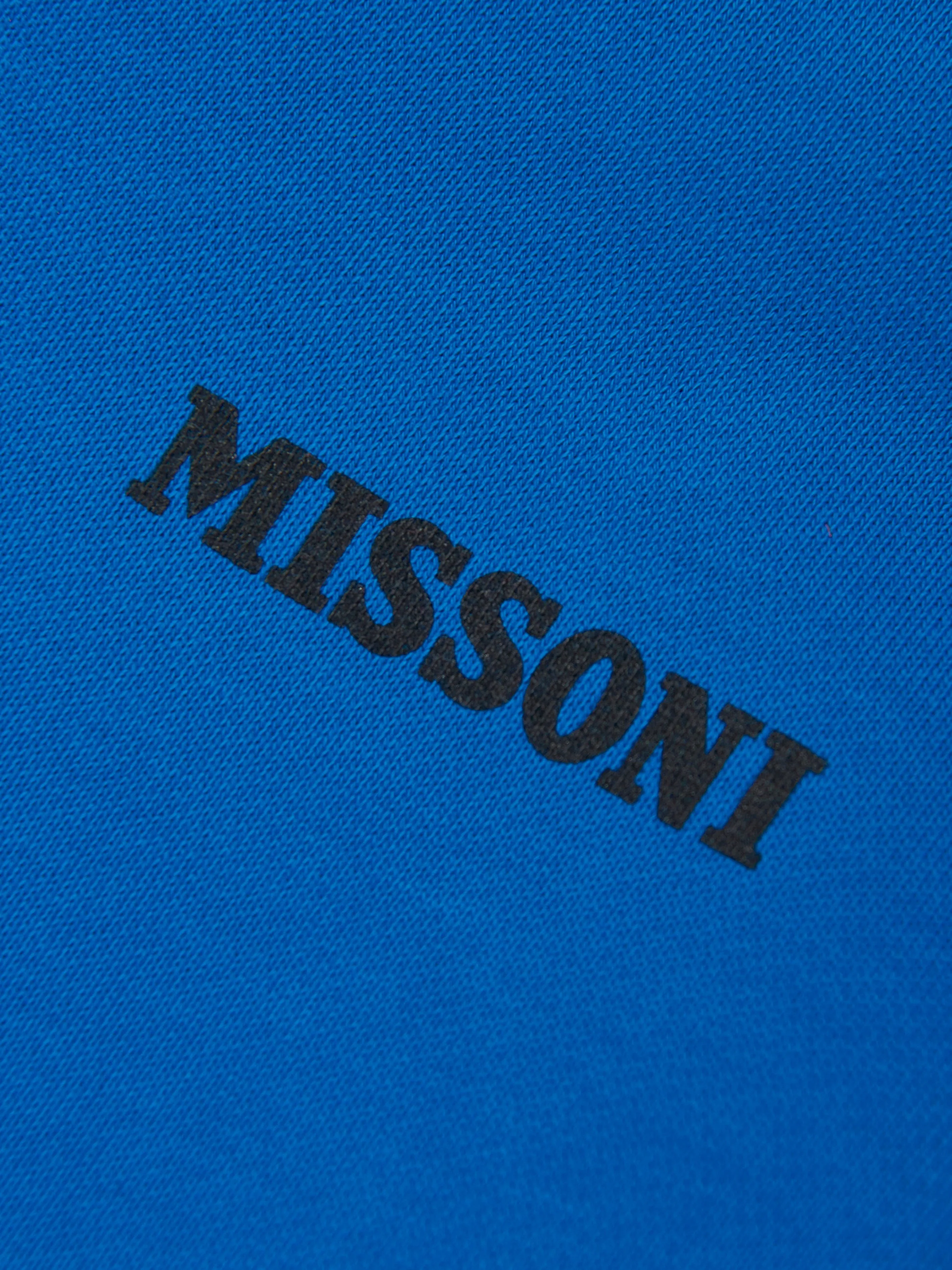 Jungen Zickzack Reißverschluss Top in Blau