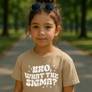 Bro What The Sigma T-Shirt boys apparel promo code