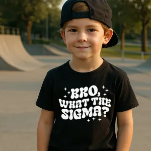 Bro What The Sigma T-Shirt boys apparel promo code