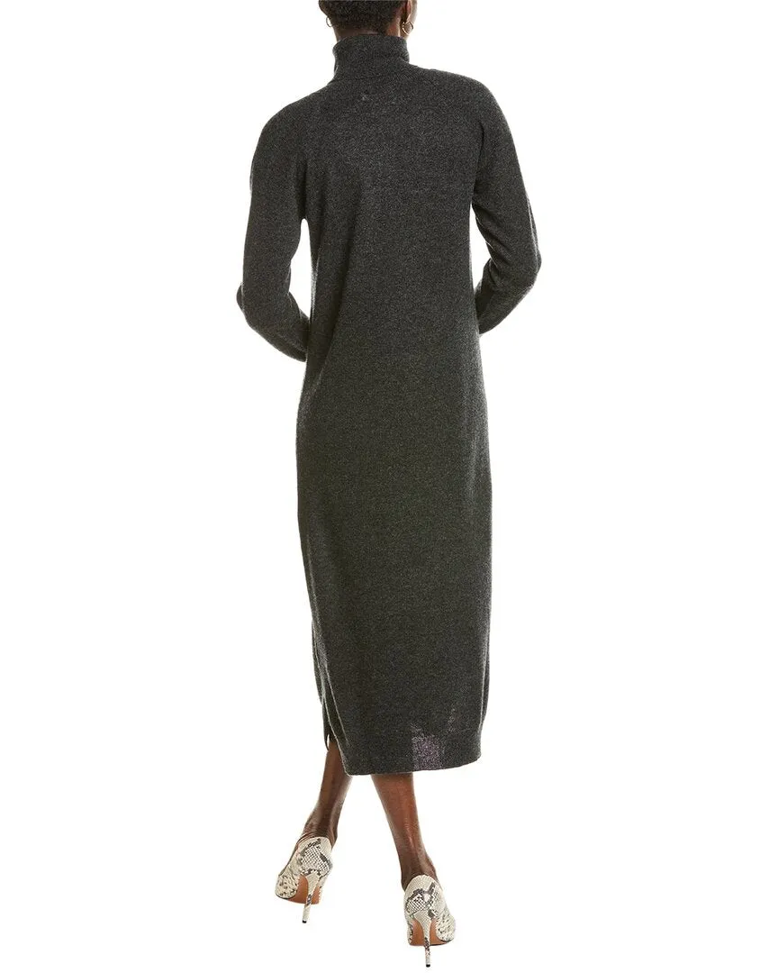 Brodie Cashmere Wool & Cashmere-Blend Luxe Roll Neck Dress