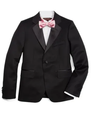 Brooks Boys Prep Ein-Knopf-Smokingjacke Schwarz Brooks Brothers