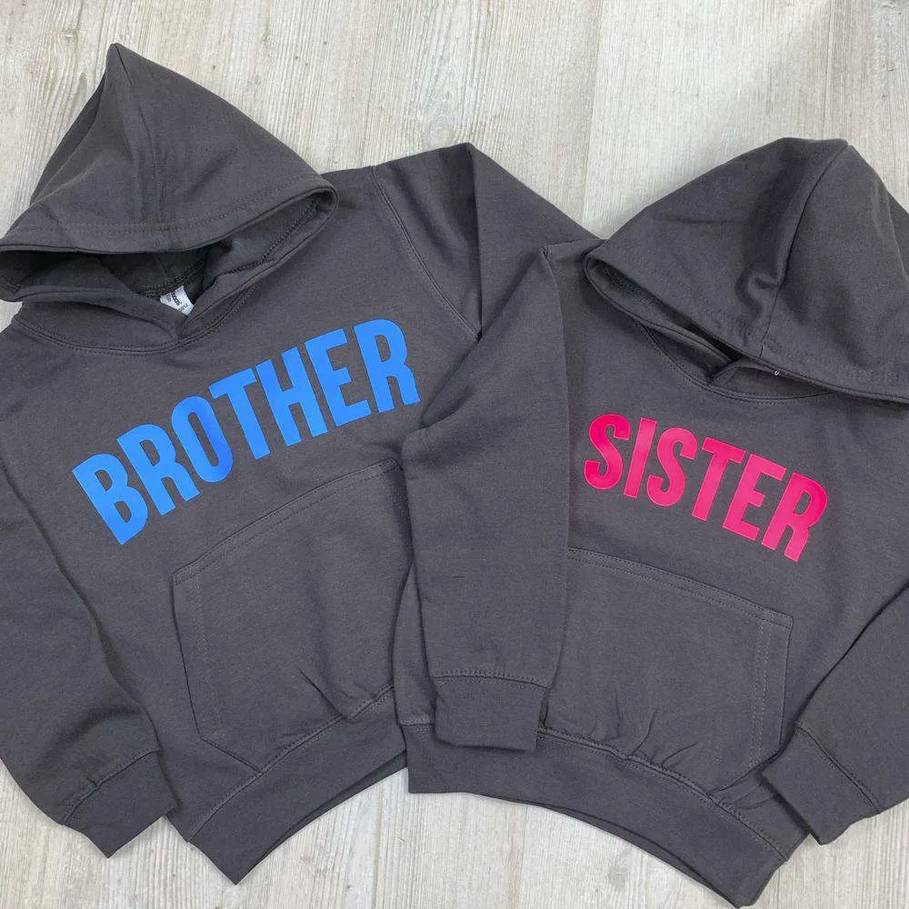 Brother & Sister Manhattan Matching Crew Hoodies (1-13 Years) (MRK X) girls dresses outlet