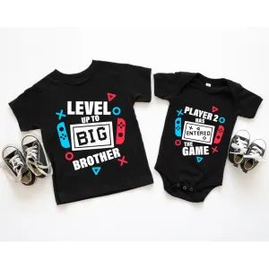 Brothers Entered The Game Matching Tee/Baby Vest cheap baby clothes online