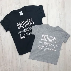 Brothers Make Best Friends Tees (MRK X) girls dresses outlet