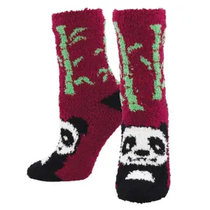 Choose Original Browse Clearance 'Panda Bear Socks' Printed Plush Women's Socks With Classic Style , free shipping worldwide, best choice for you.
