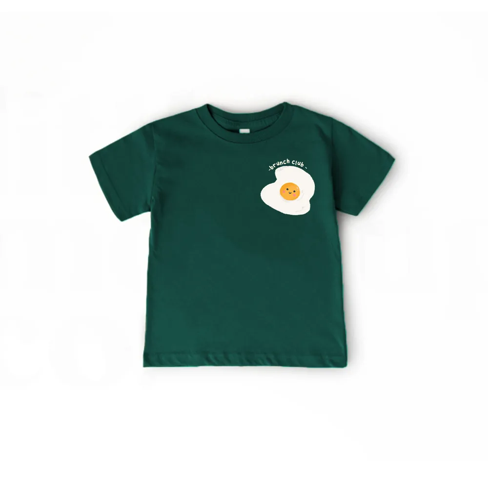 Brunch Club Kids Front & Back Graphic T-Shirt