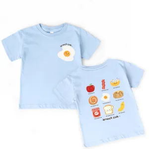 Brunch Club Kids Front & Back Graphic T-Shirt girls pajamas promo