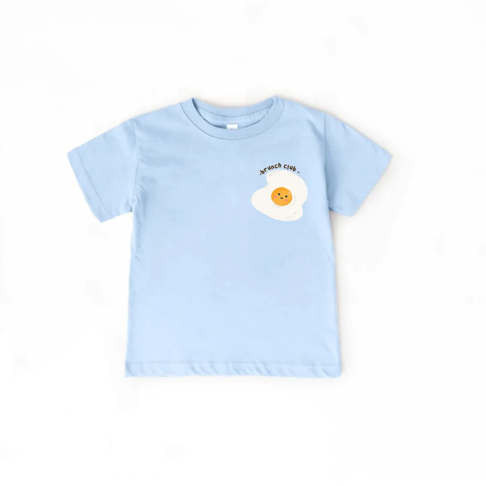 Brunch Club Kids Front & Back Graphic T-Shirt