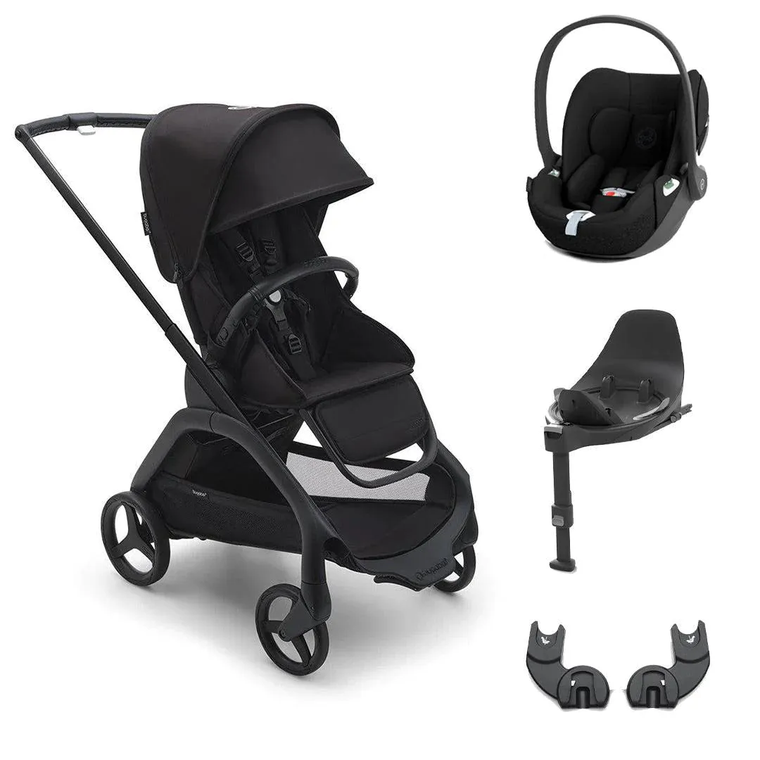 Bugaboo Dragonfly   Cloud T Reisesystem - Mitternachtsschwarz