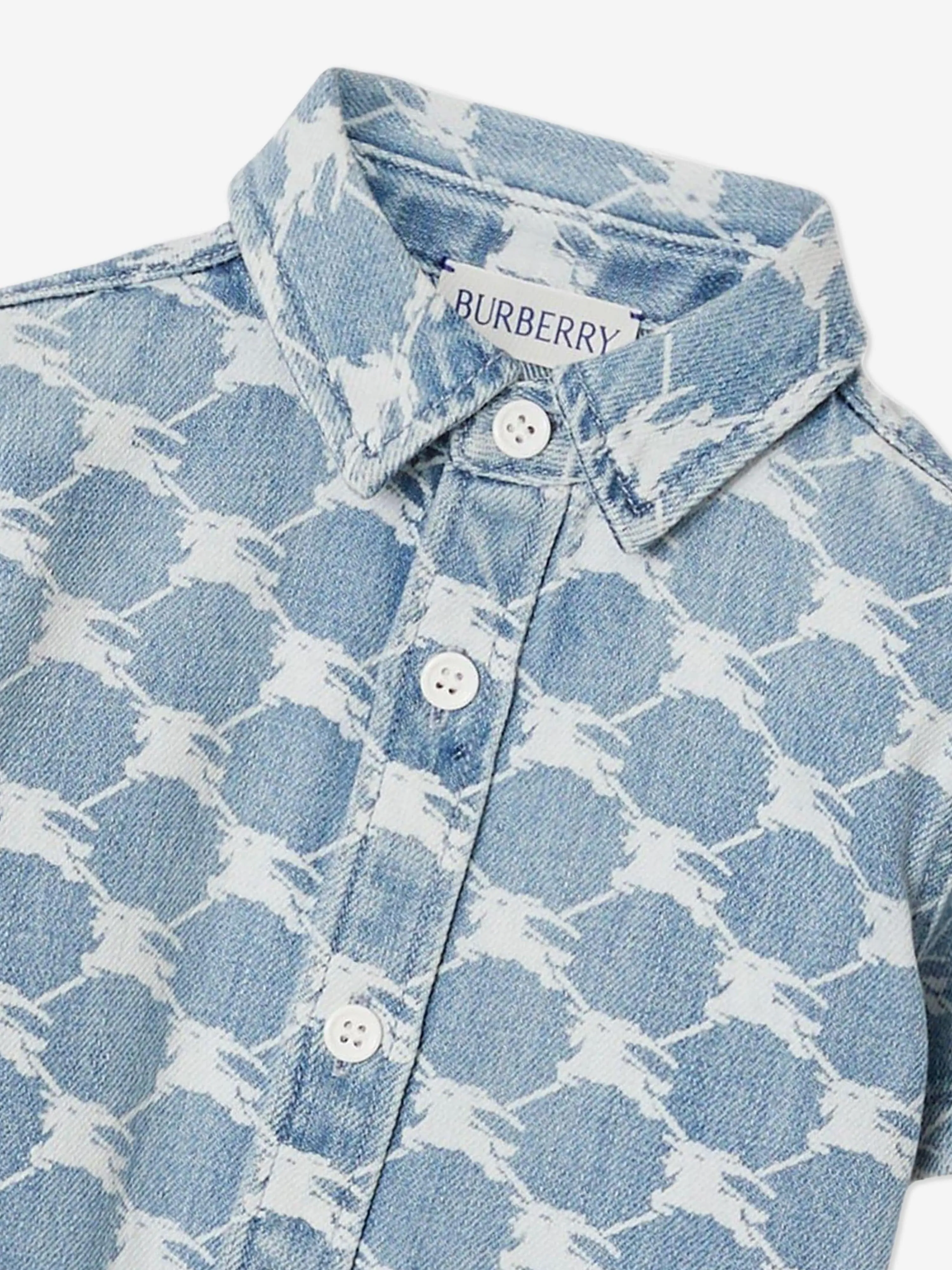 Burberry Baby Boys Mini Alan Hemd in Blau