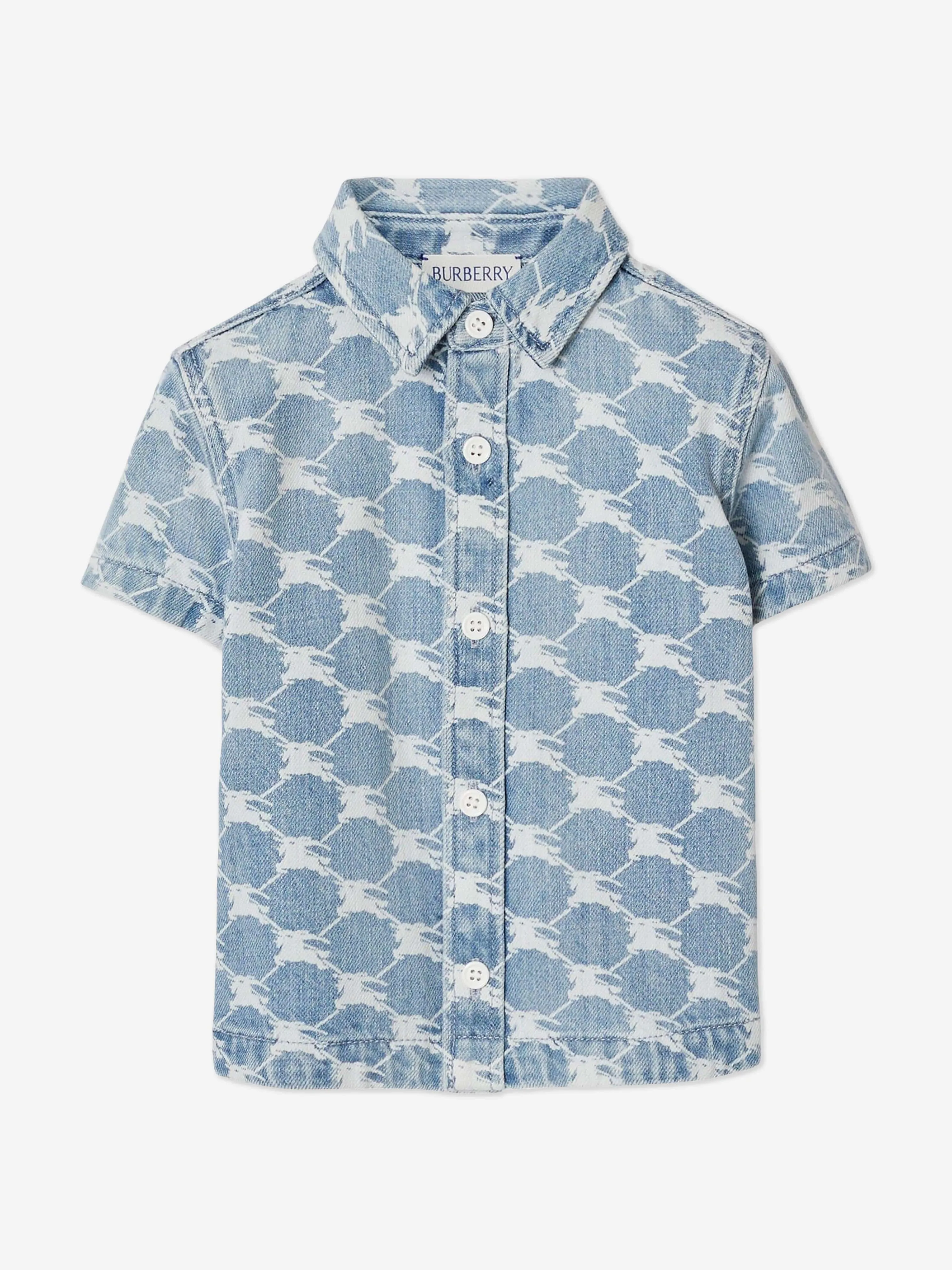 Burberry Baby Boys Mini Alan Hemd in Blau