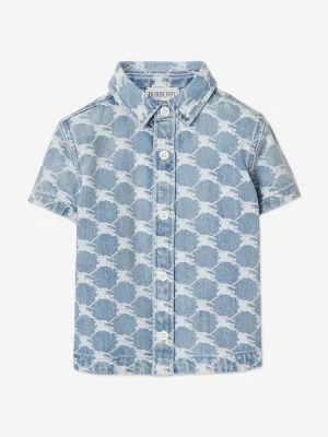 Burberry Baby Boys Mini Alan Hemd in Blau
