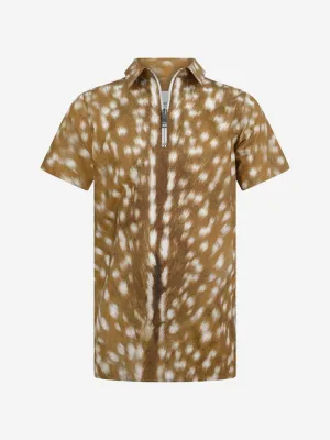 Burberry Boys Hirschdruck Baumwollhemd