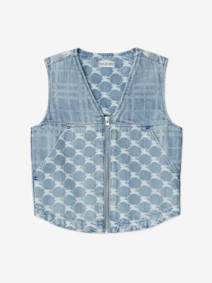 Burberry Girls Wendy Steppweste in Blau