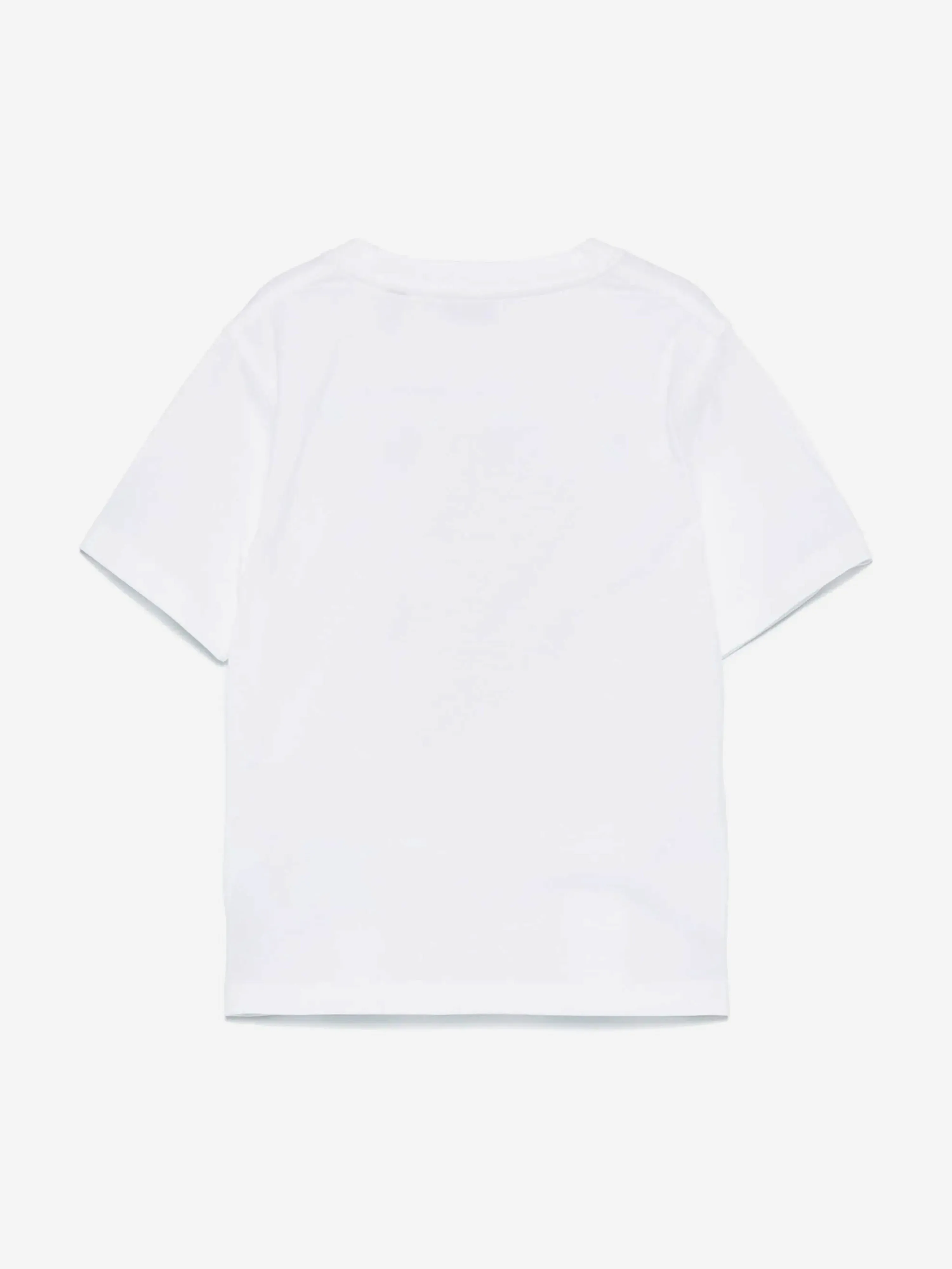 Burberry Kids Zedernbär Flag T-Shirt in Elfenbein