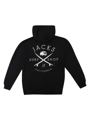 Bus Stop Classic Pullover Hoodie - Schwarz