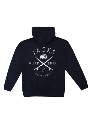 Bus Stop Classic Pullover Hoodie - Marineblau