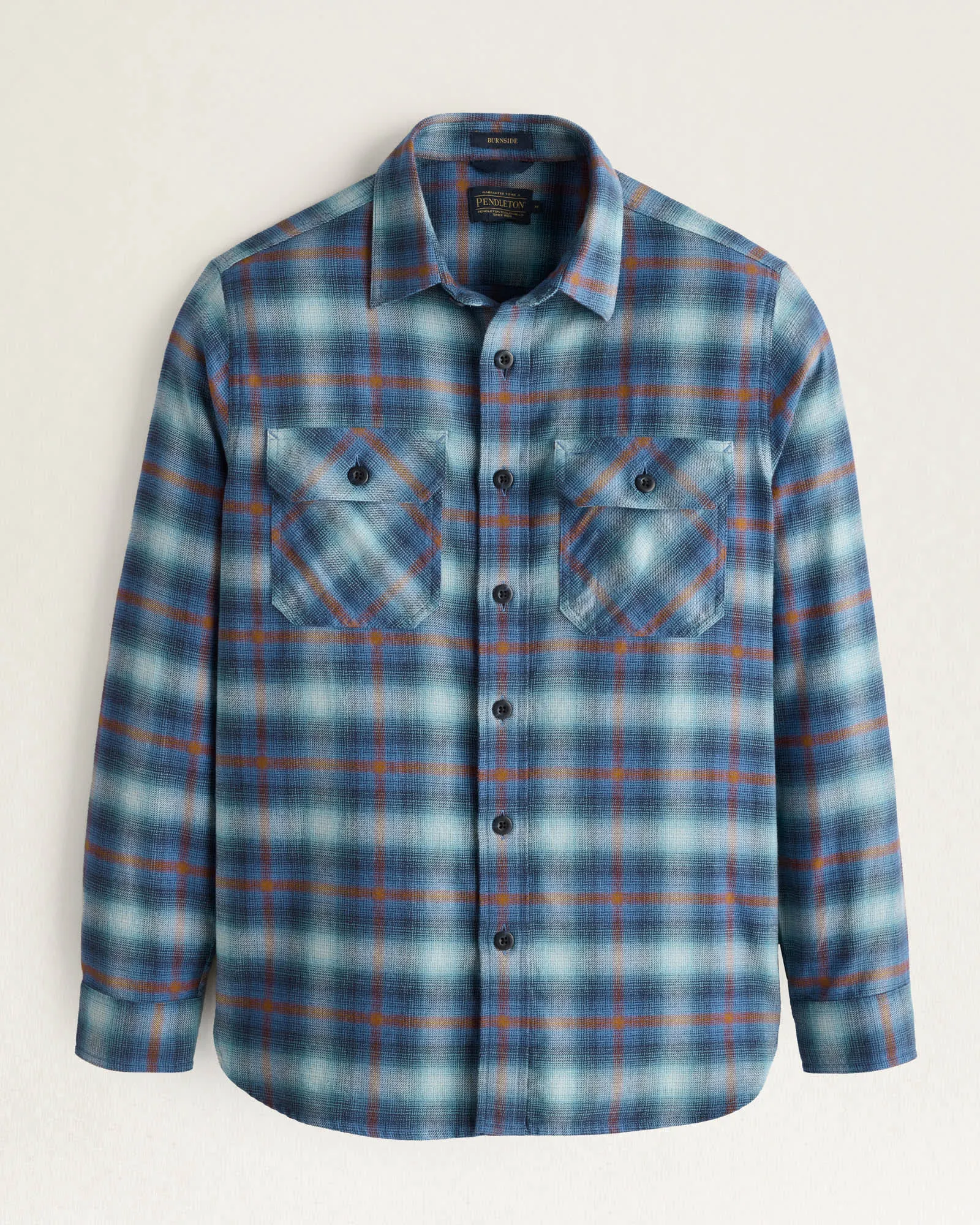 2025 Newest style Pendleton Men's Plaid Burnside Doublebrushed Flannel Shirt fashionable style, free shipping for you.