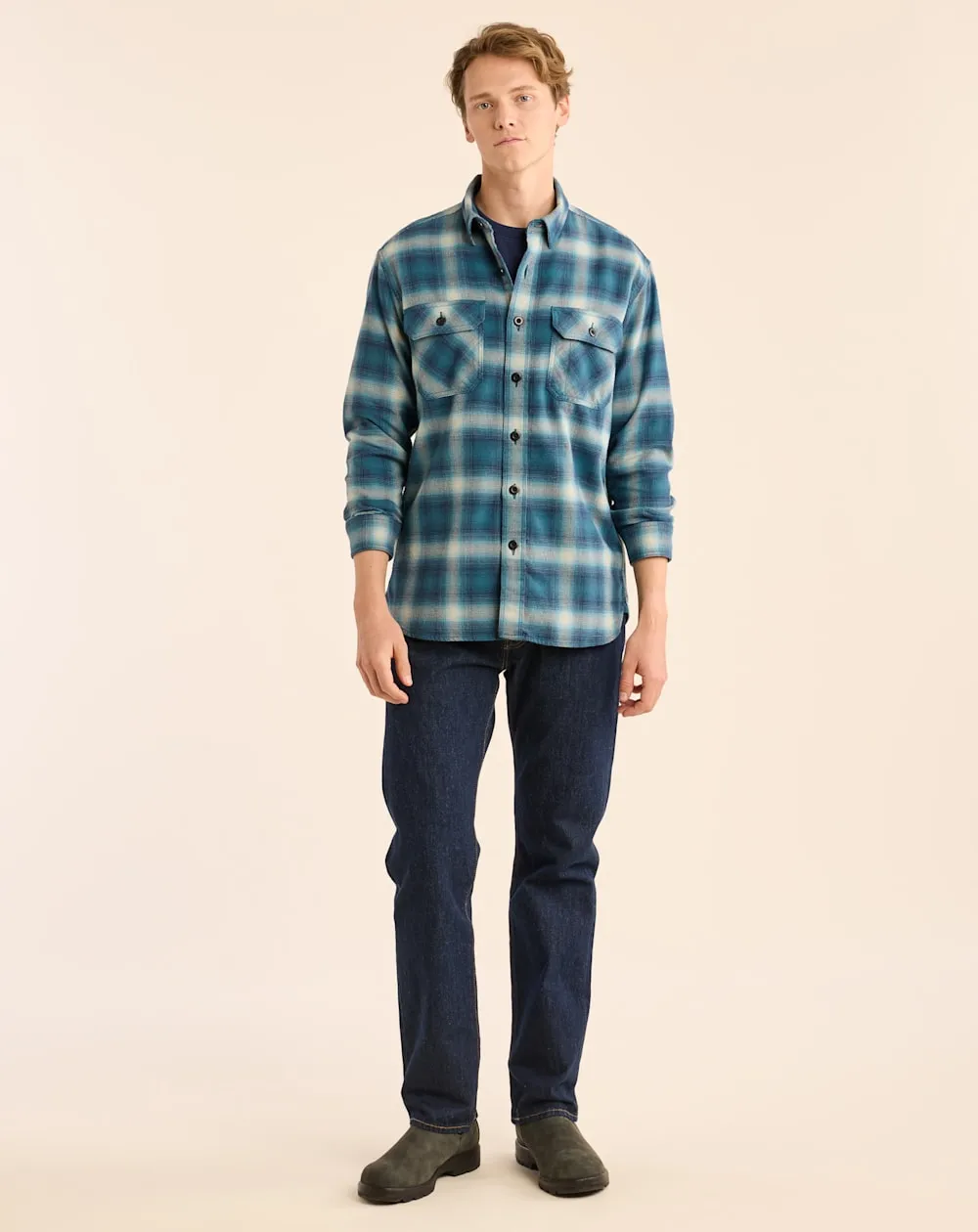 Fashion new style Pendleton Men's Plaid Burnside Doublebrushed Flannel Shirt with bottom price, trust our official site to get your best Items.
