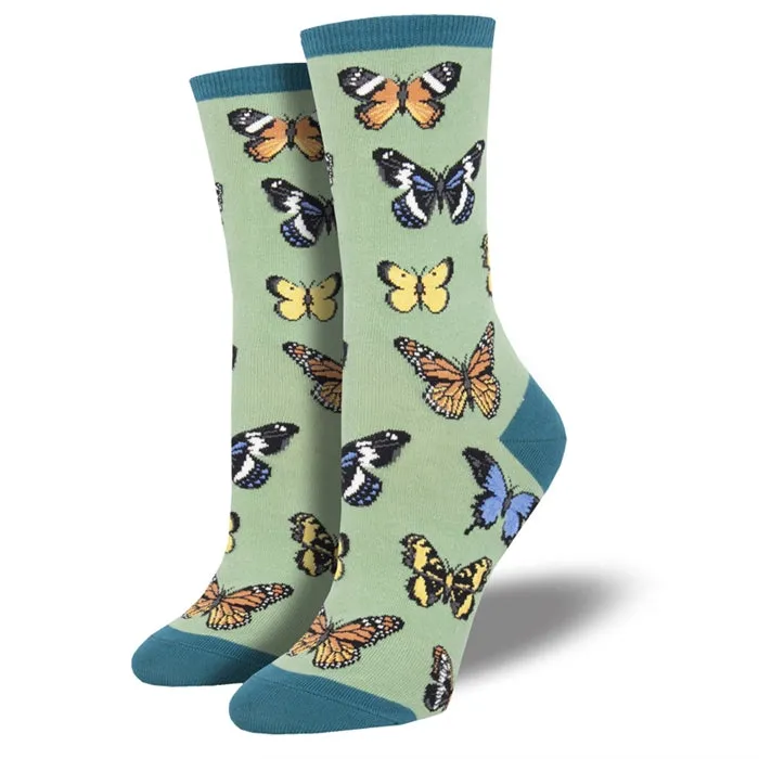 Marketable 'Majestic Butterflies' Women's printed socks on our professional website. You'll find designer Items here, all these Items are available worldwide. Welcome you!