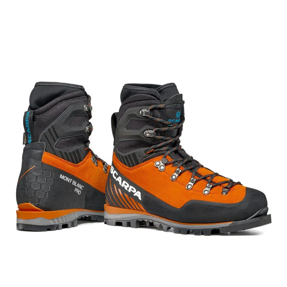 2024-2025 Scarpa Mont Blanc Pro GTX Mountaineering Boot Men's with good quality, you may find our clearance Items for free shipping.
